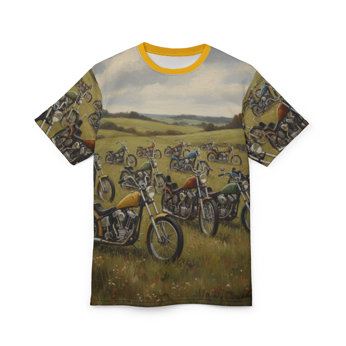 Wild Motorcycles All Over Print Tee