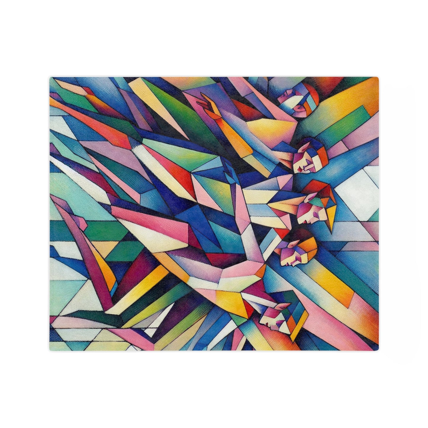 Picasso's Pixies Velveteen Microfiber Blanket