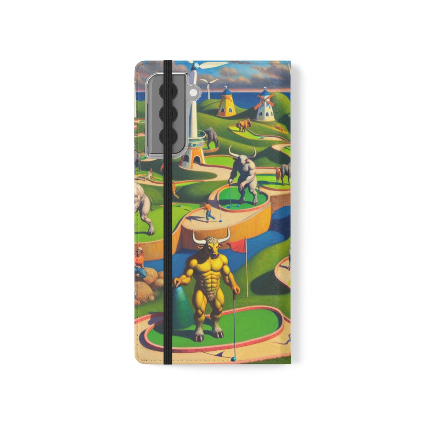 Mini-taur Golf Flip Case - iPhone/Galaxy