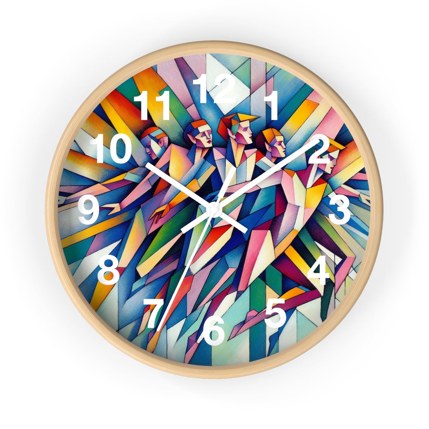 Picasso's Pixies Wall Clock