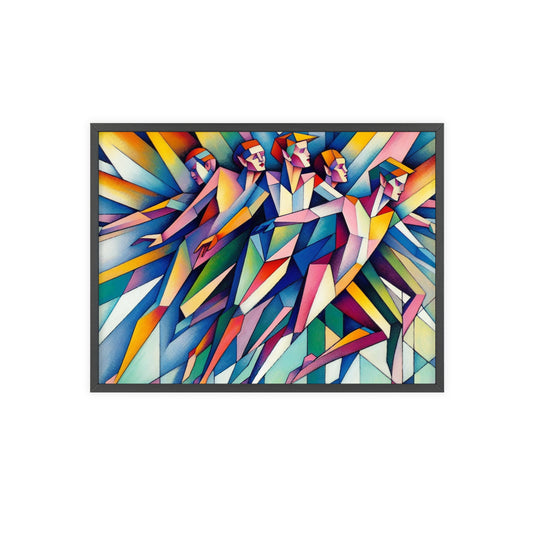 Framed Picasso's Pixies Poster