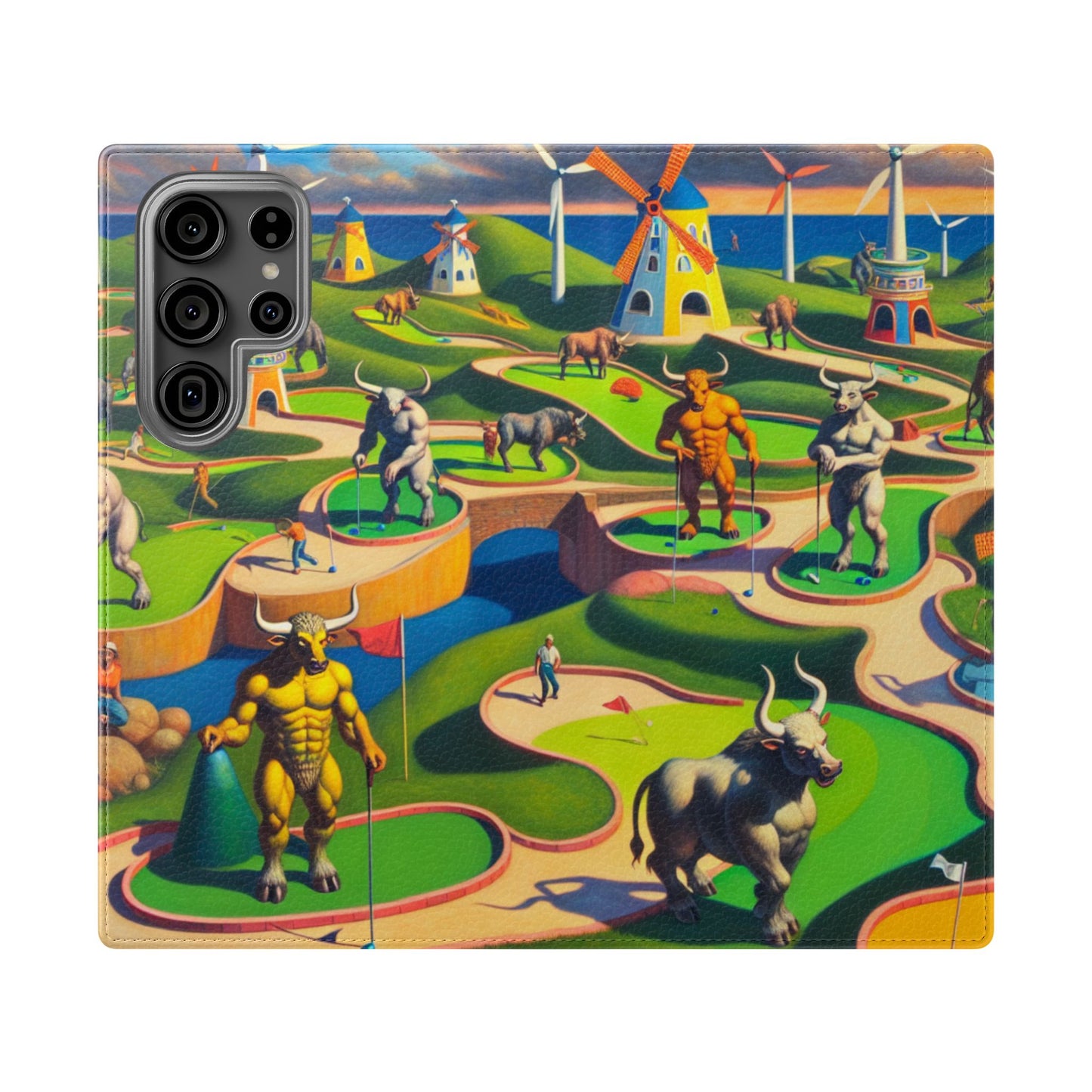 Mini-taur Golf Flip Case - iPhone/Galaxy
