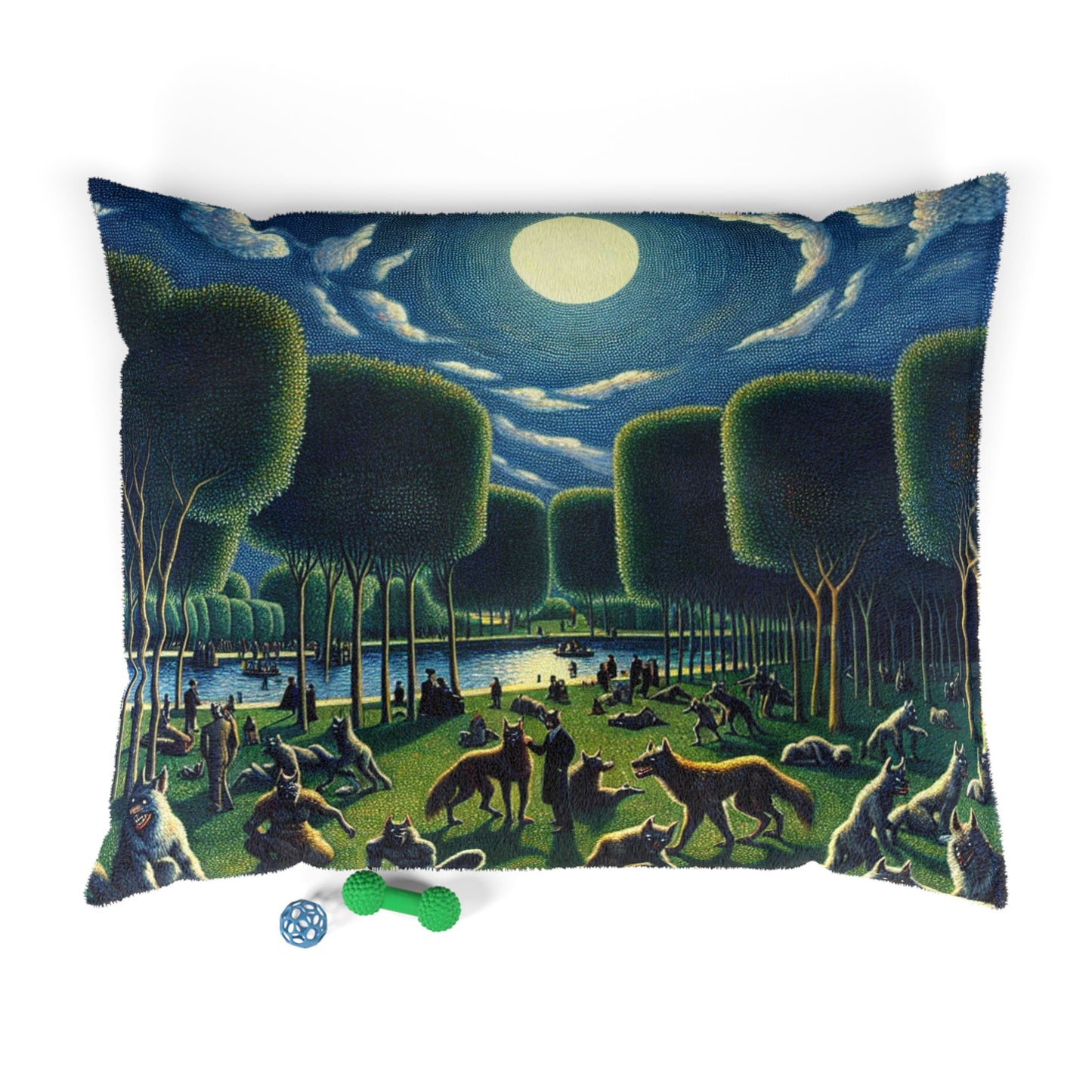 Werewolves at the Waterfront Pet Bed