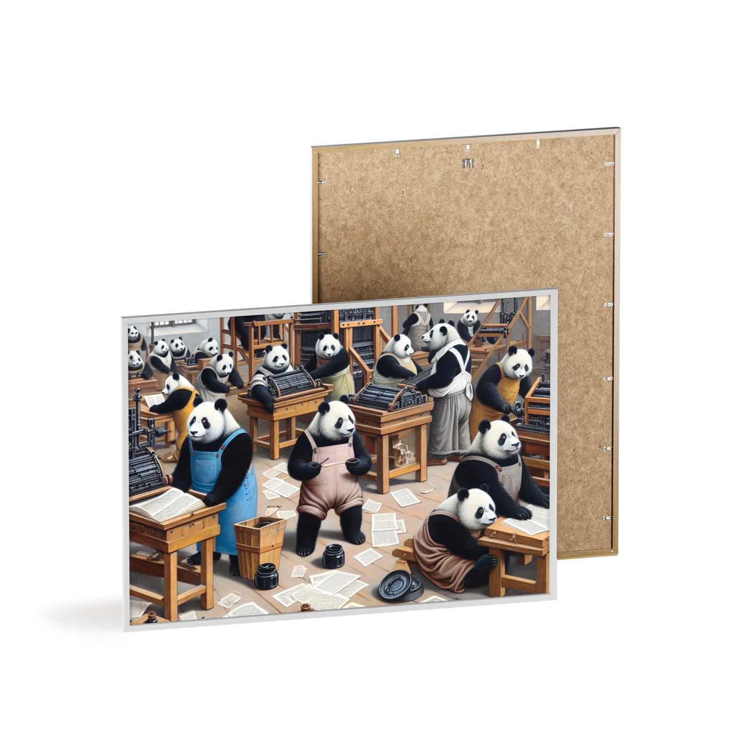 Framed Printing Pandamonium Poster