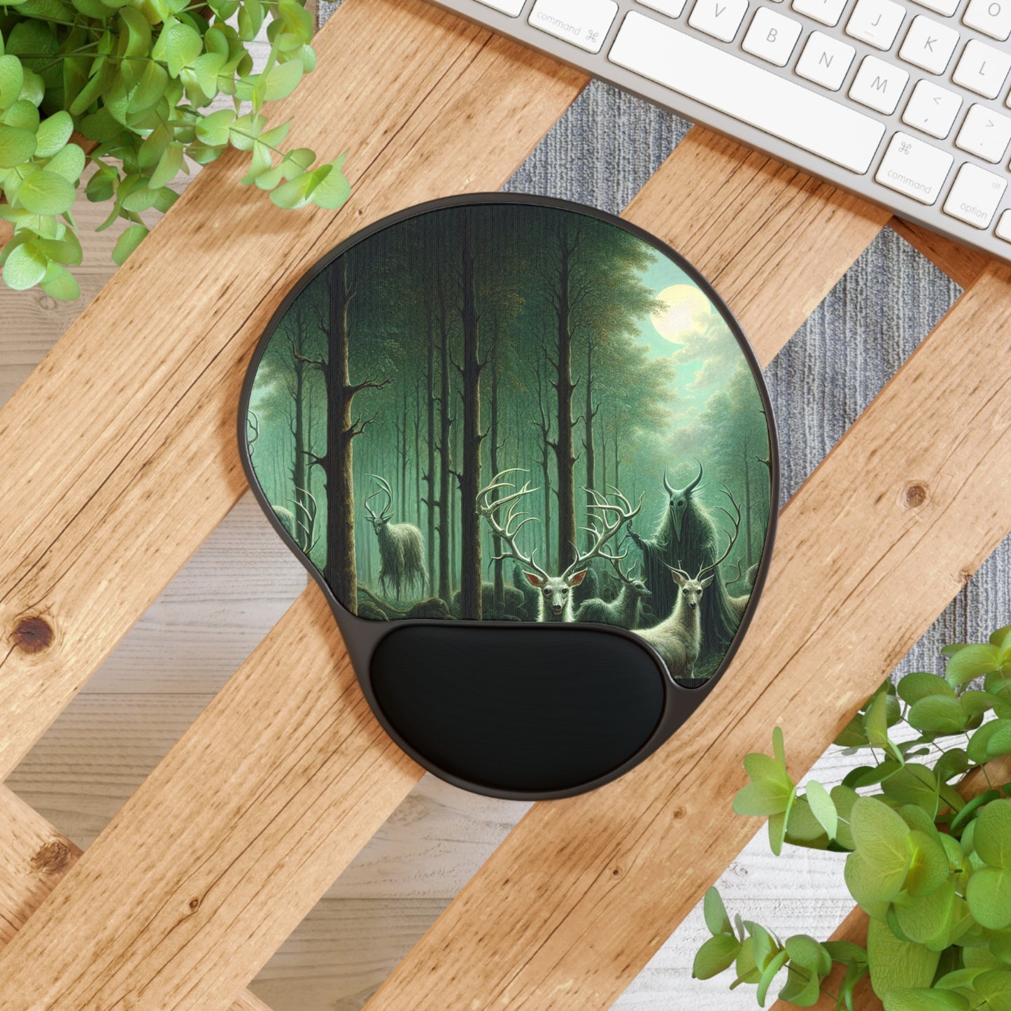 Wendigo Shepherd Mouse Pad with Wrist Rest