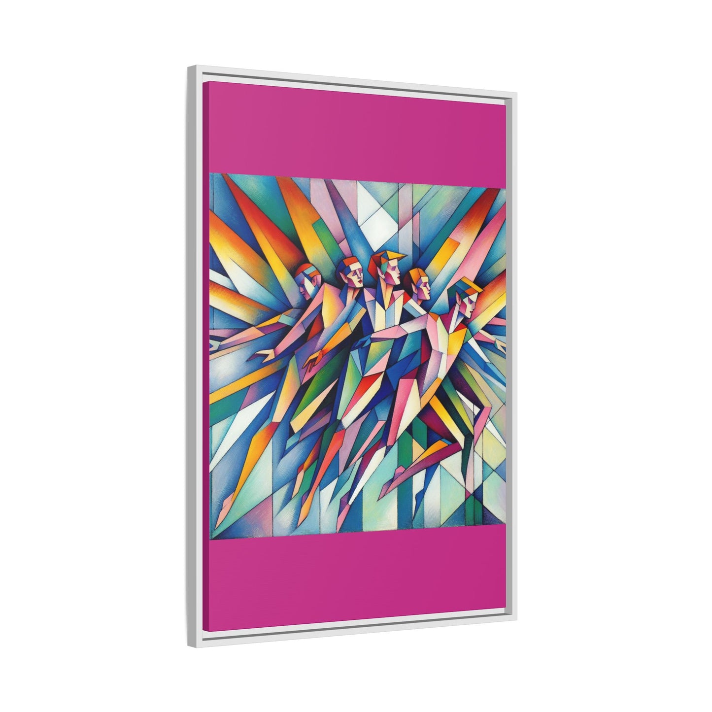 Picasso's Pixies Canvas, Framed (Multi-color)