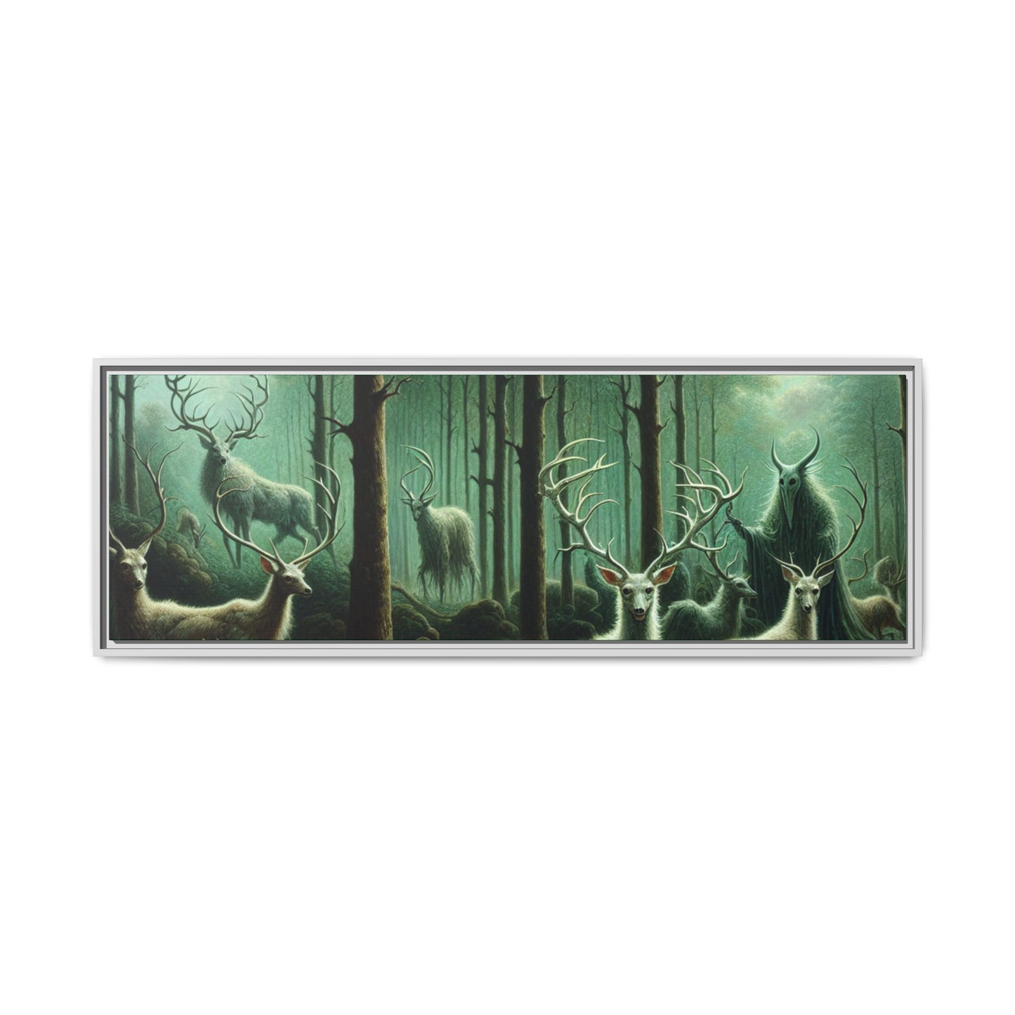 Wendigo Shepherd Canvas, Framed (Multi-color)