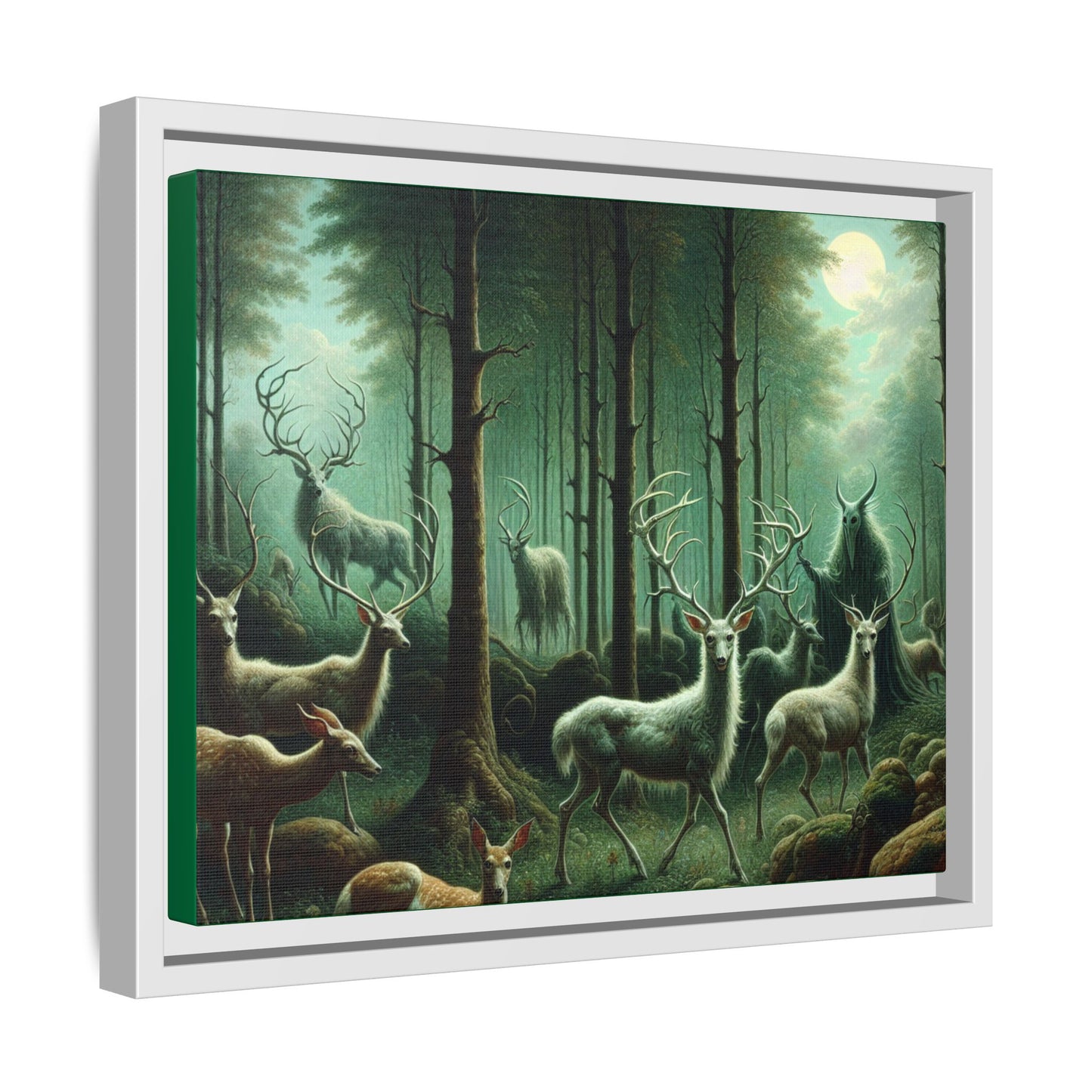 Wendigo Shepherd Canvas, Framed (Multi-color)