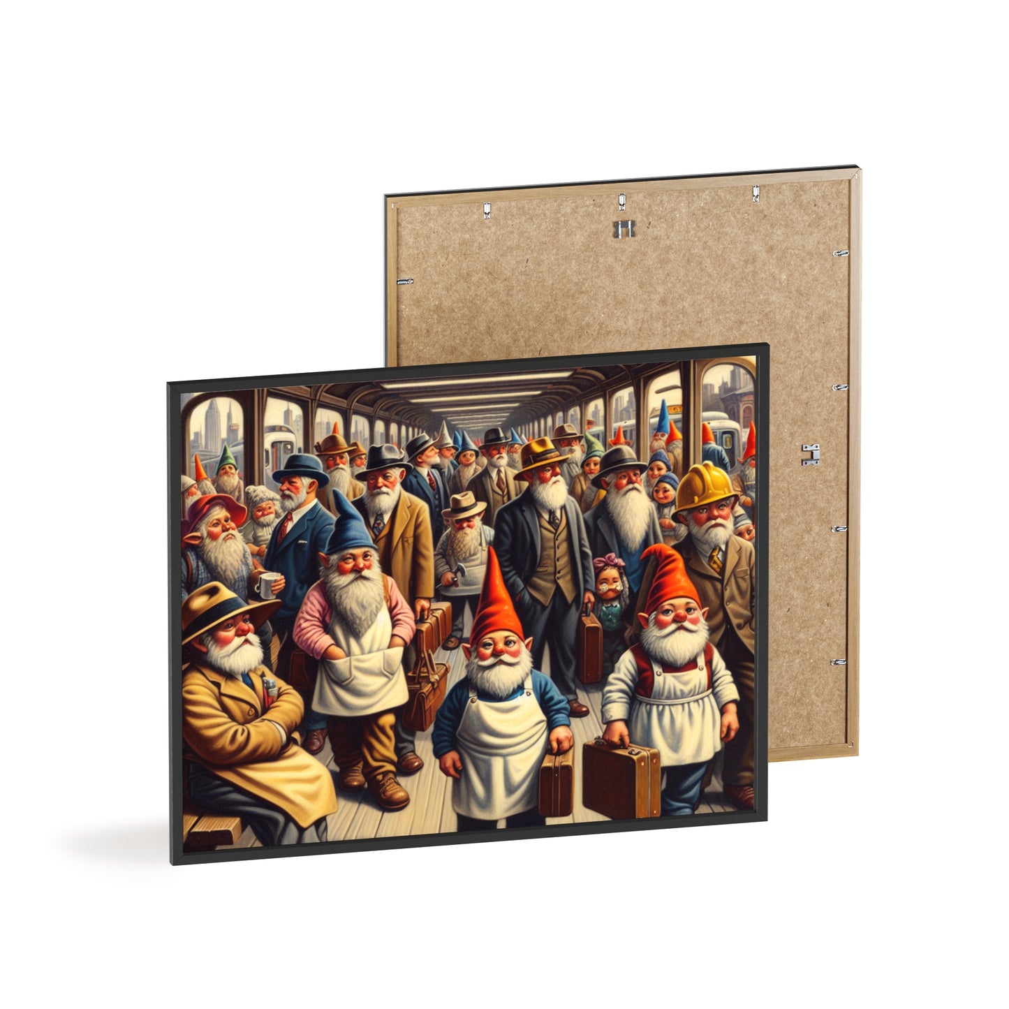 Framed The Gnome-mute Home Poster