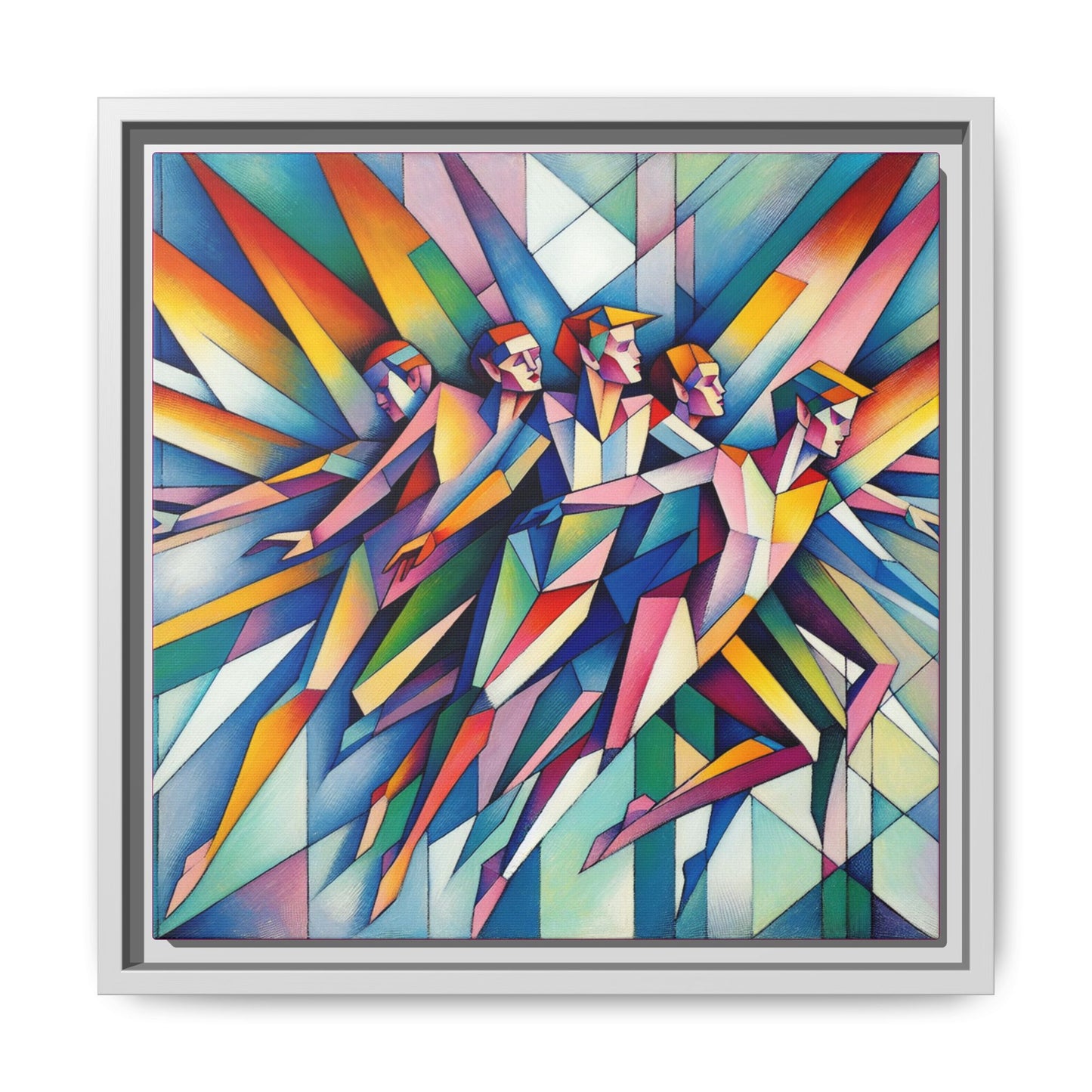 Picasso's Pixies Canvas, Framed (Multi-color)