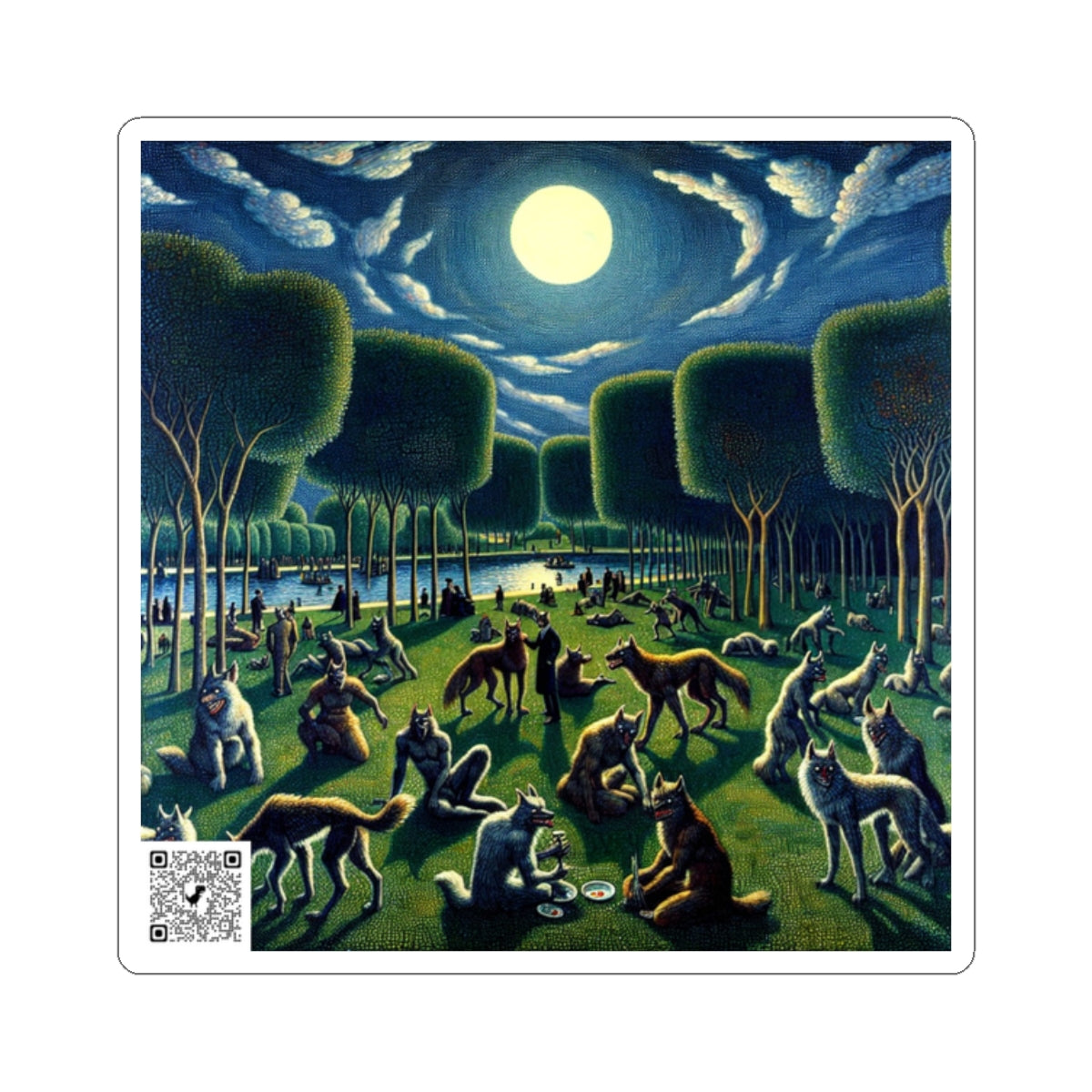 Werewolves at the Waterfront sticker