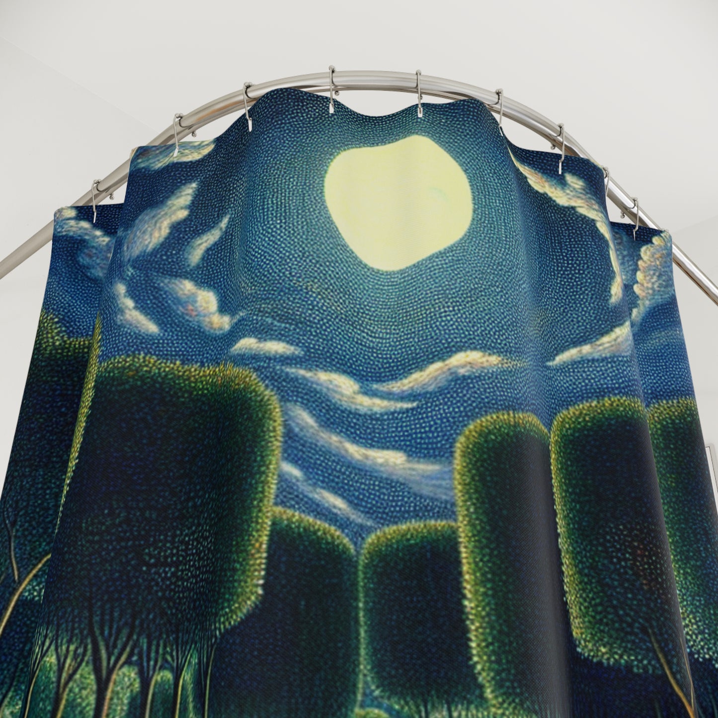 Werewolves at the Waterfront Shower Curtain