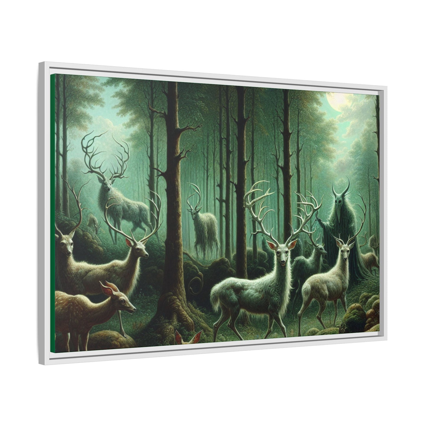 Wendigo Shepherd Canvas, Framed (Multi-color)