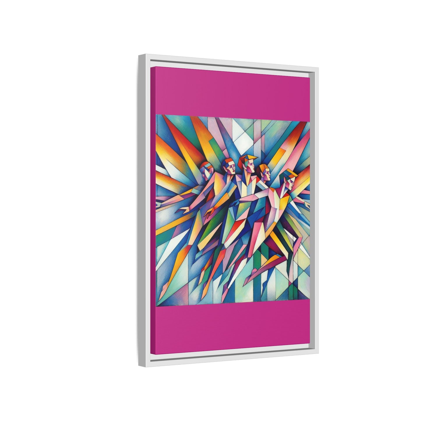 Picasso's Pixies Canvas, Framed (Multi-color)