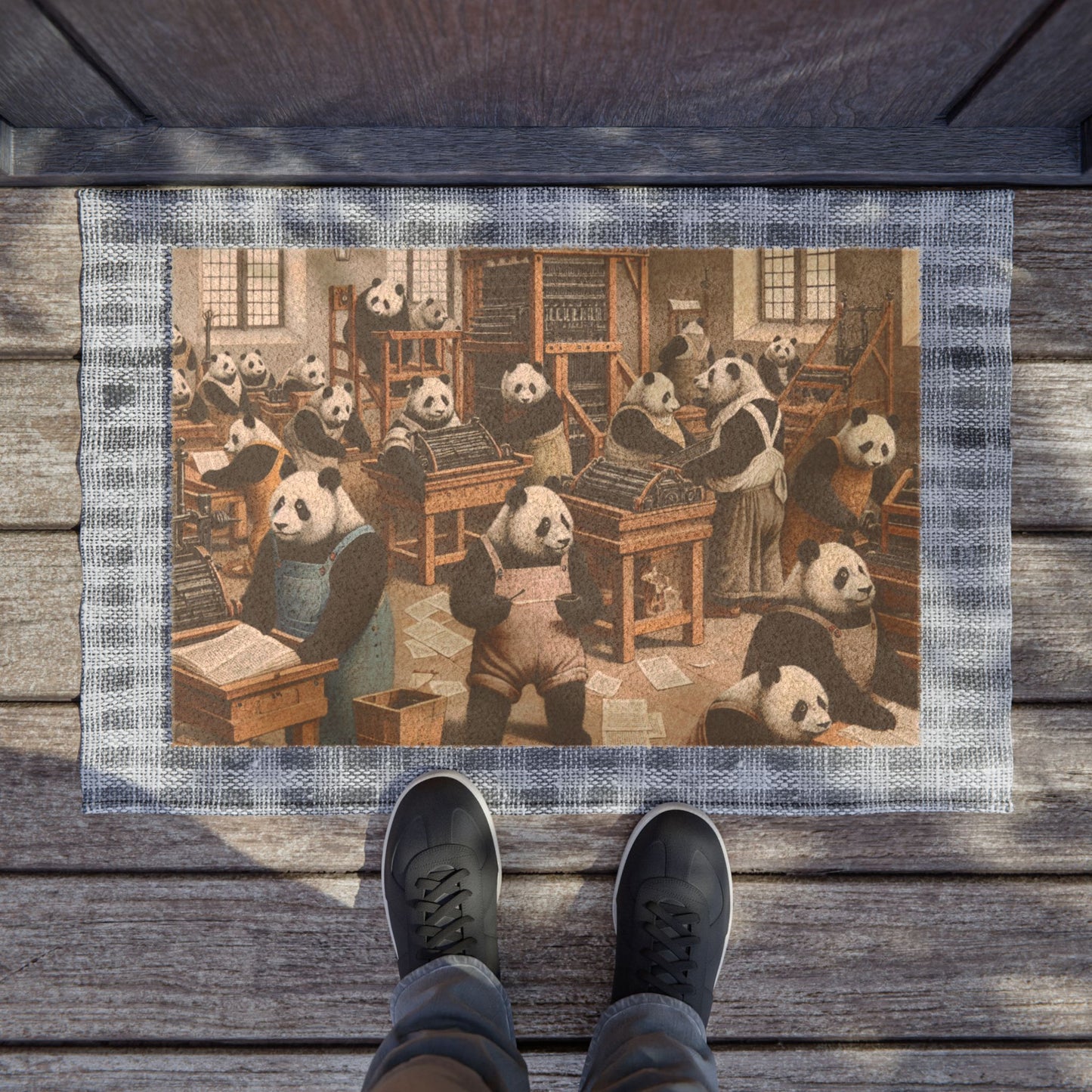 Printing Pandamonium Doormat