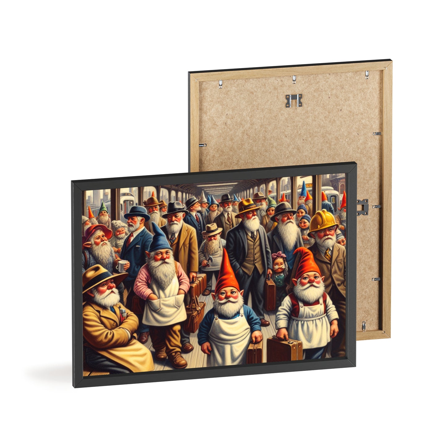 Framed The Gnome-mute Home Poster