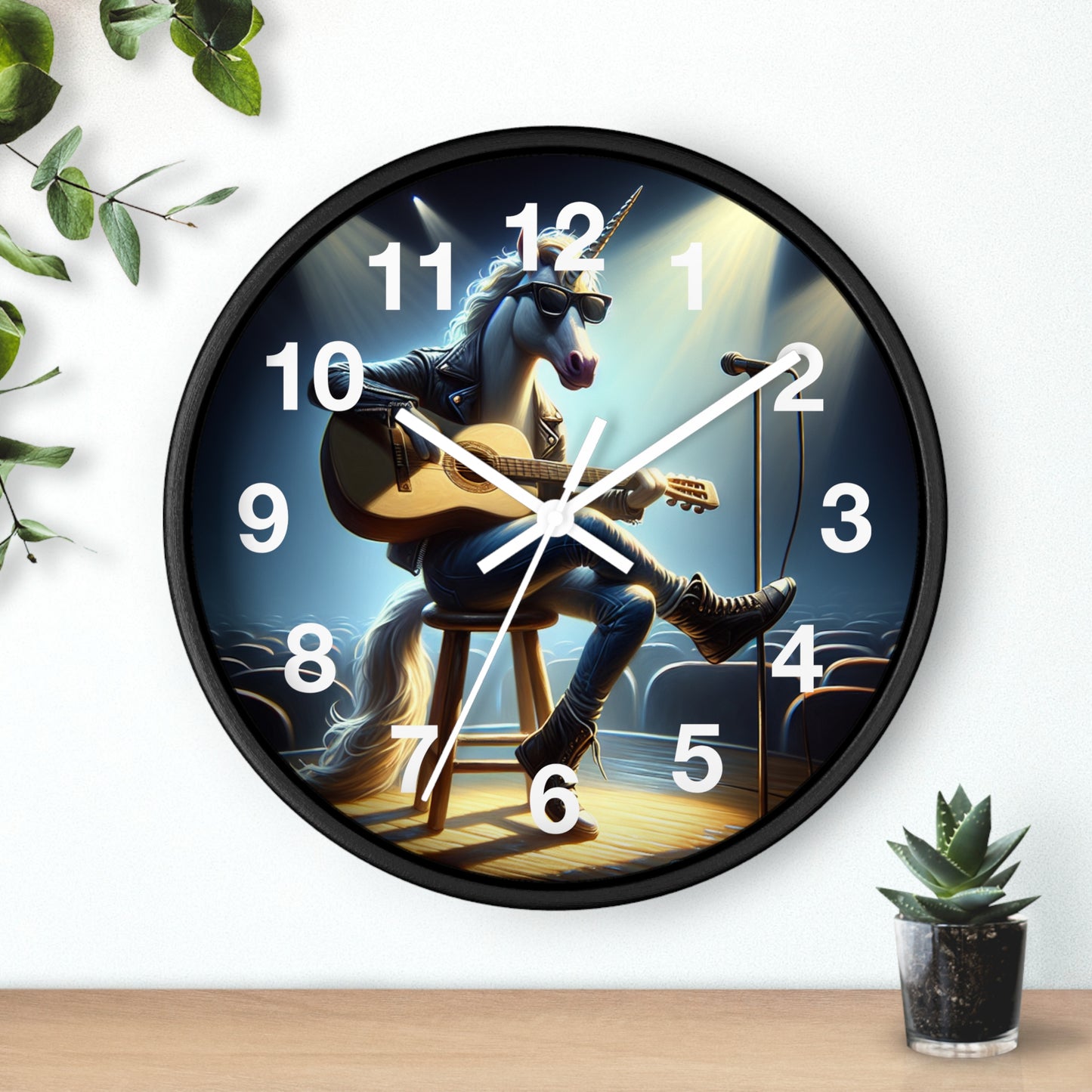 Unicorn Unplugged Wall Clock