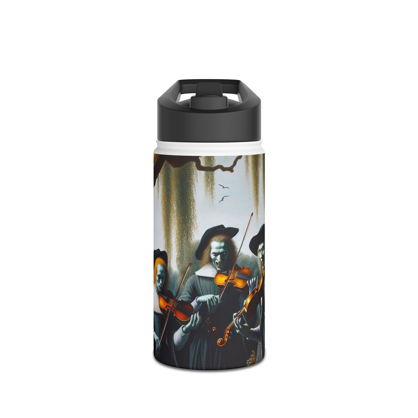 Vermeer's Vampire Violinists Stainless Steel Water Bottle