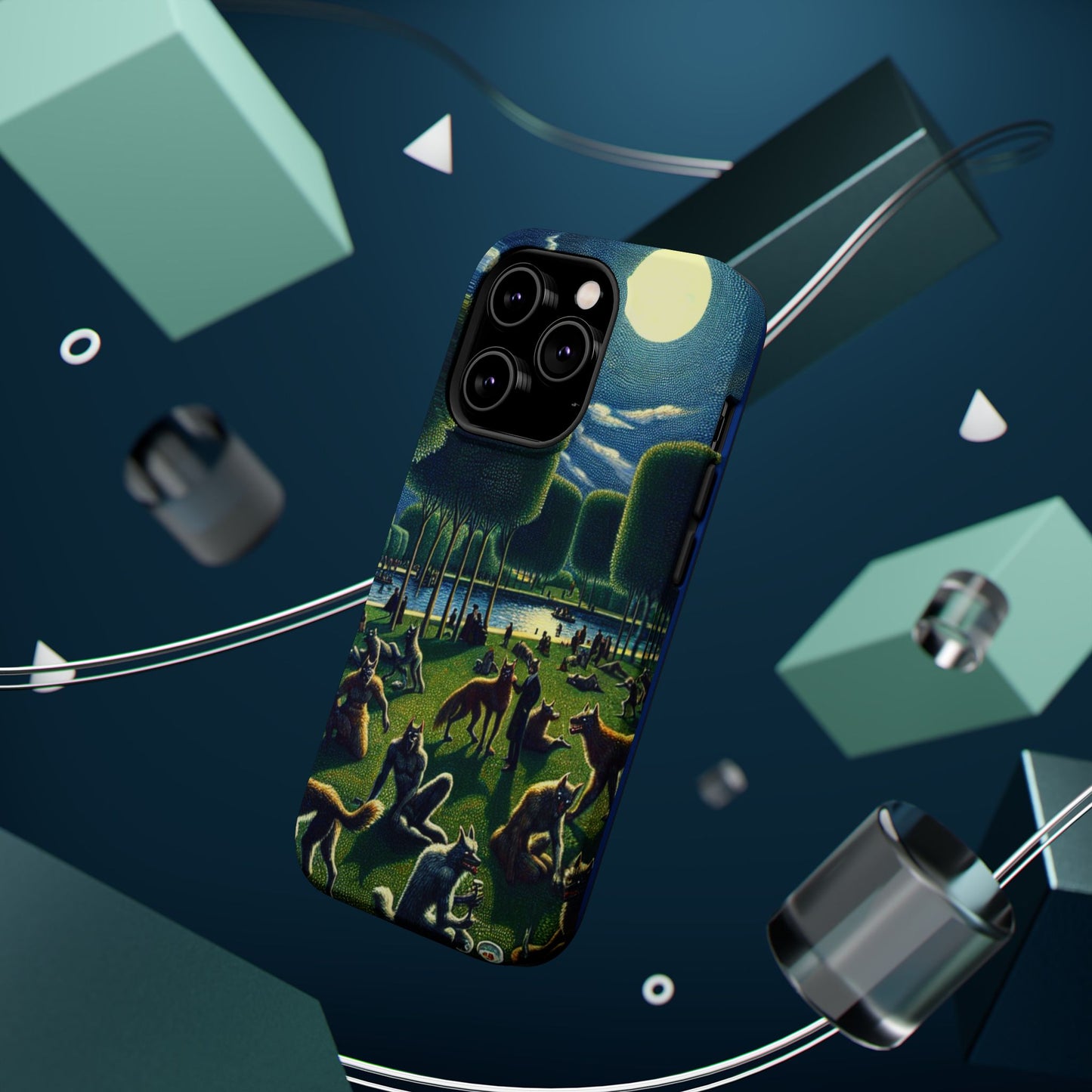 Werewolves at the Waterfront Magnetic iPhone Case