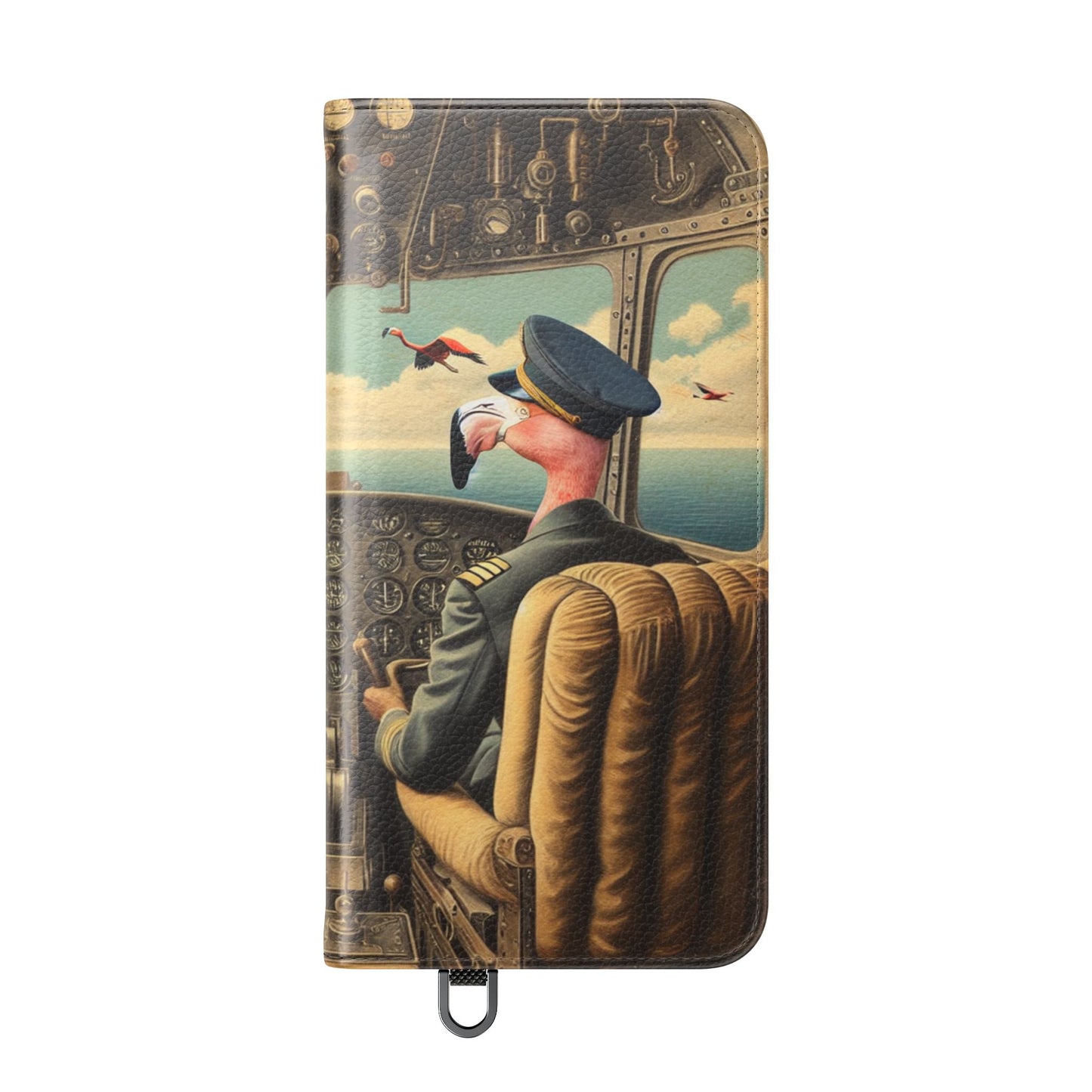 Flamingo Flight Deck Flip Case - iPhone/Galaxy