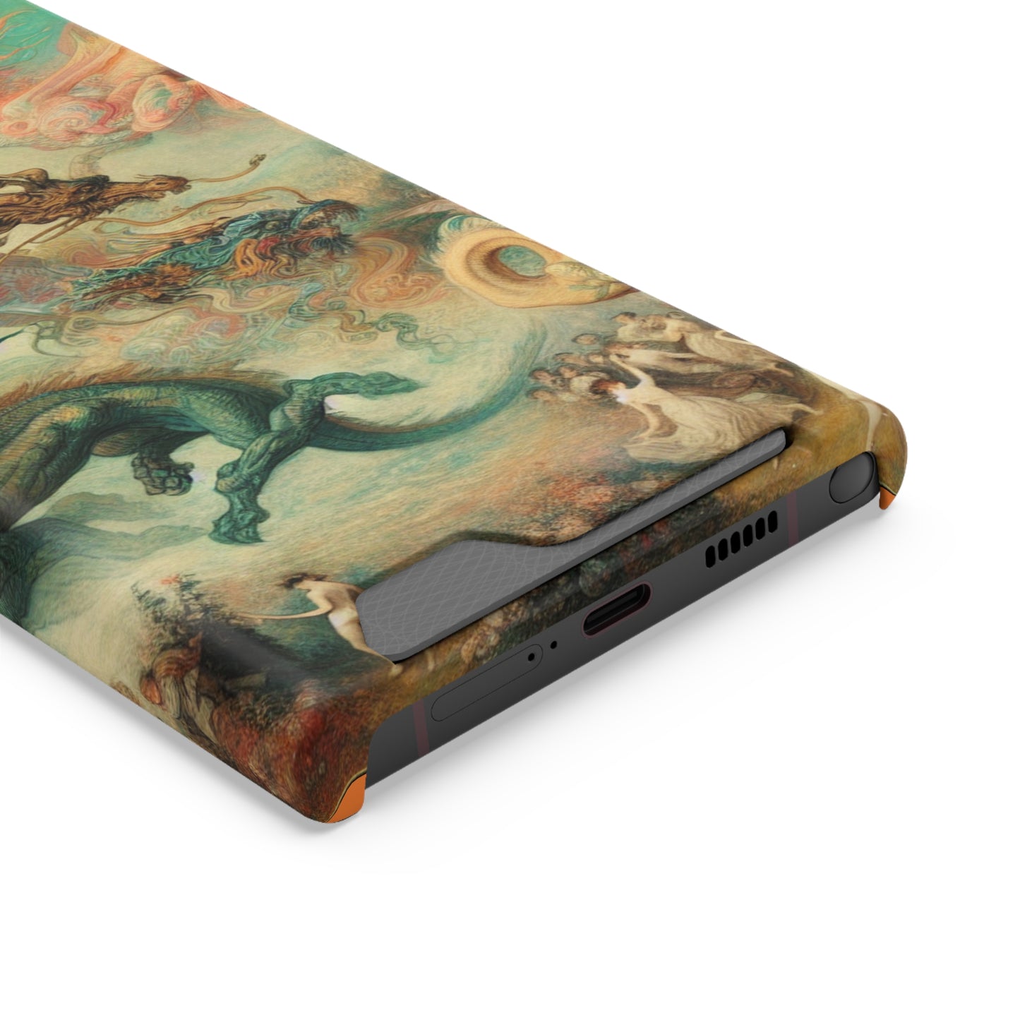 Degas Dreams of Dragons Phone Case with Card Holder - GALAXY