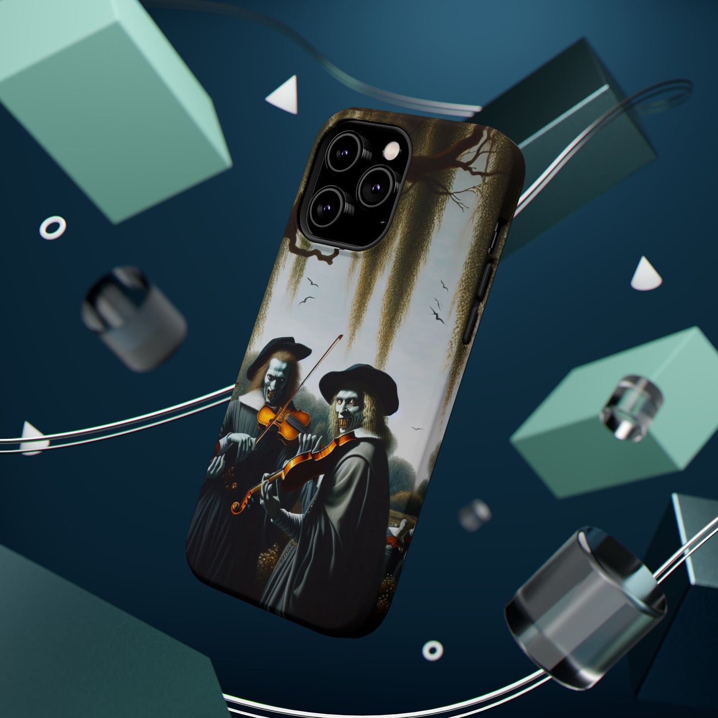 Vermeer's Vampire Violinists Magnetic iPhone Case