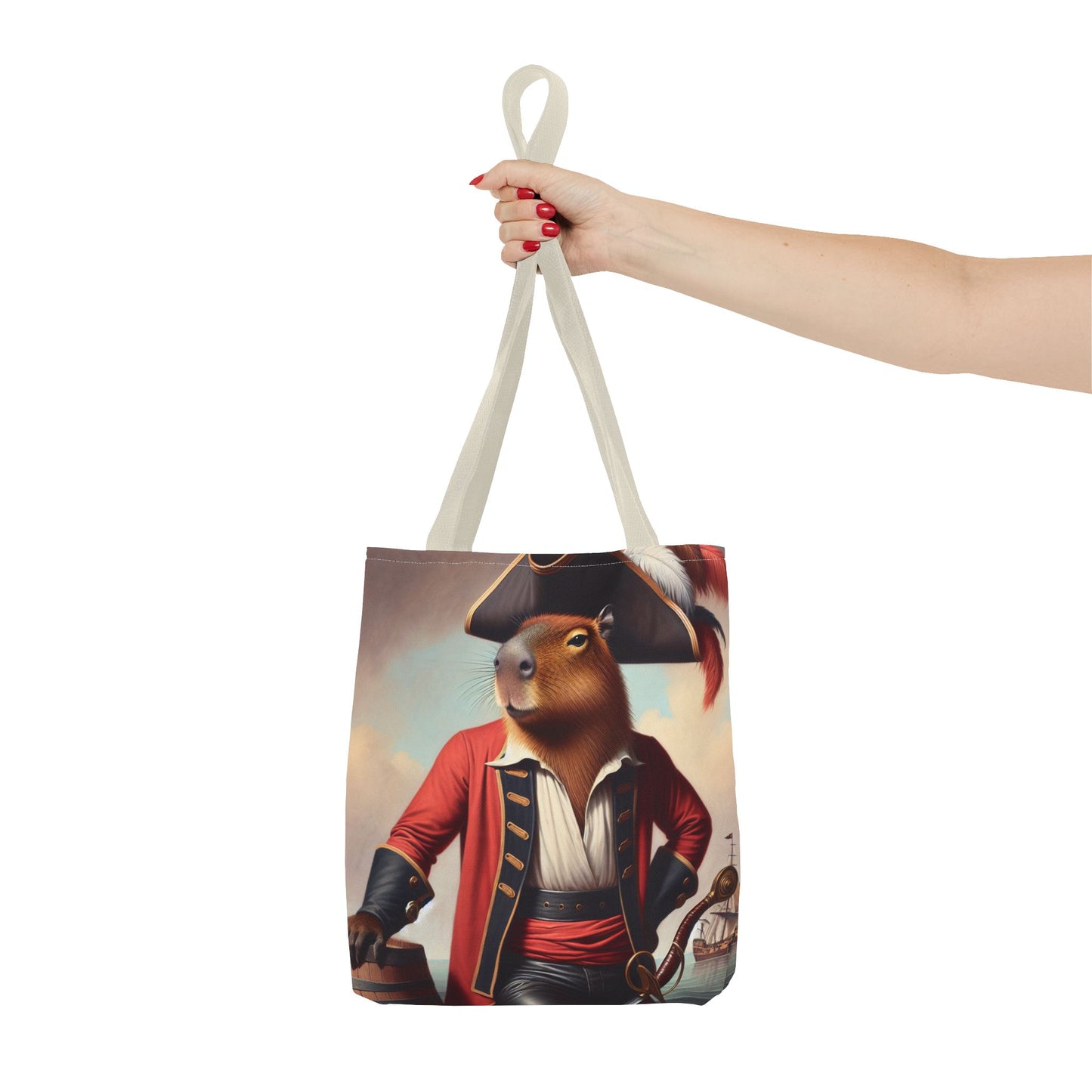 Captain Capybara Tote Bag