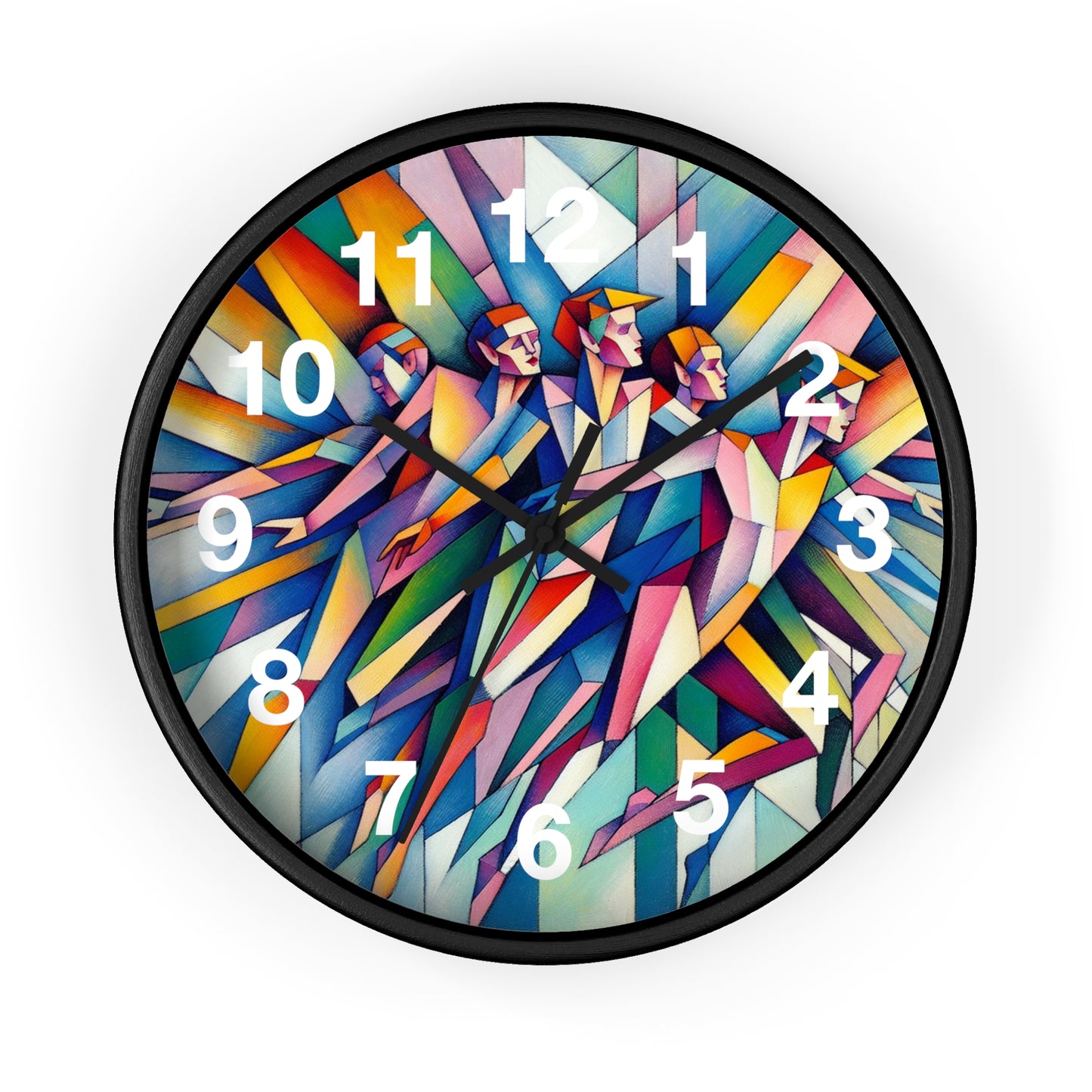 Picasso's Pixies Wall Clock