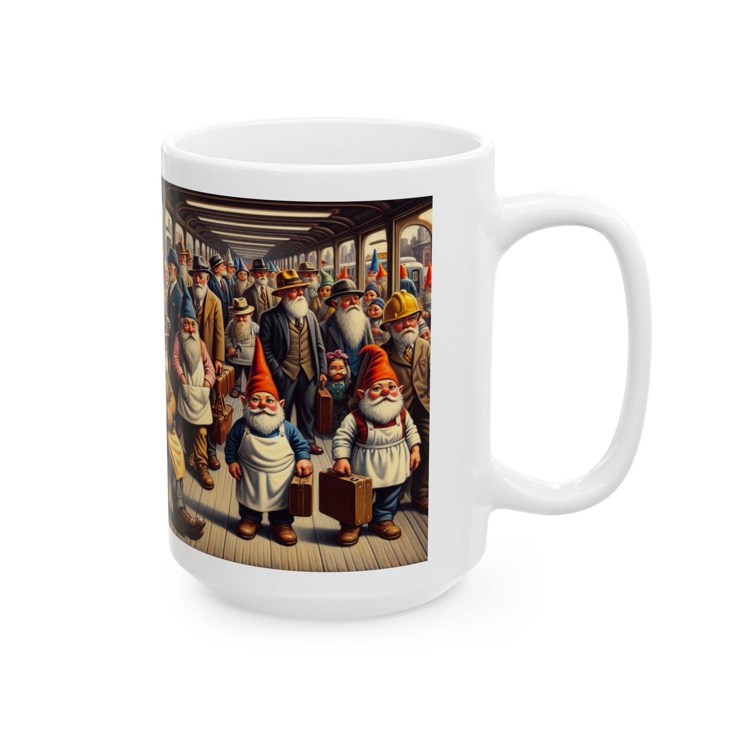 The Gnome-mute Home Ceramic Mug