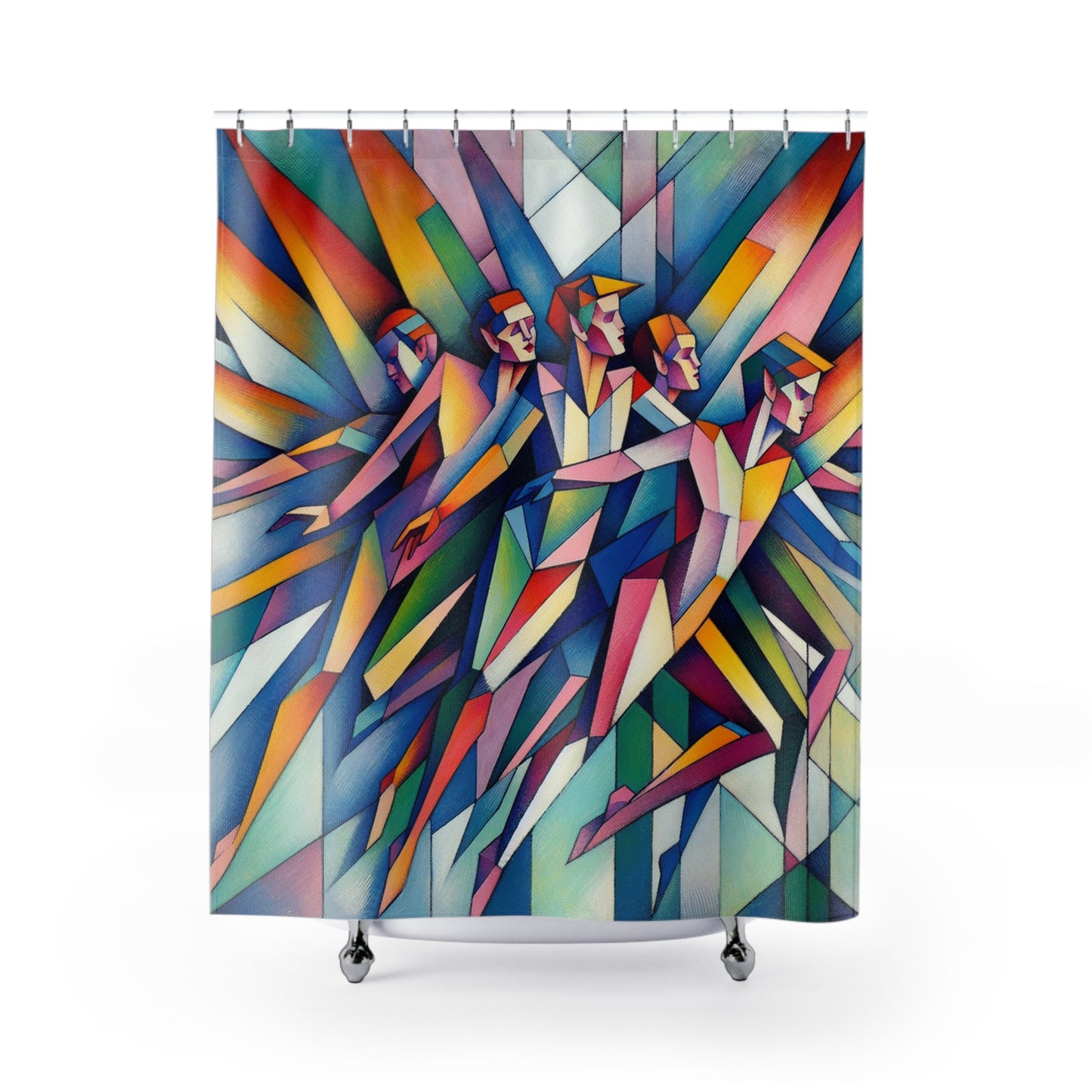 Picasso's Pixies Shower Curtain