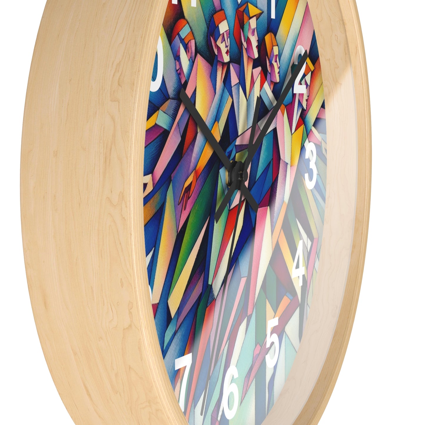 Picasso's Pixies Wall Clock