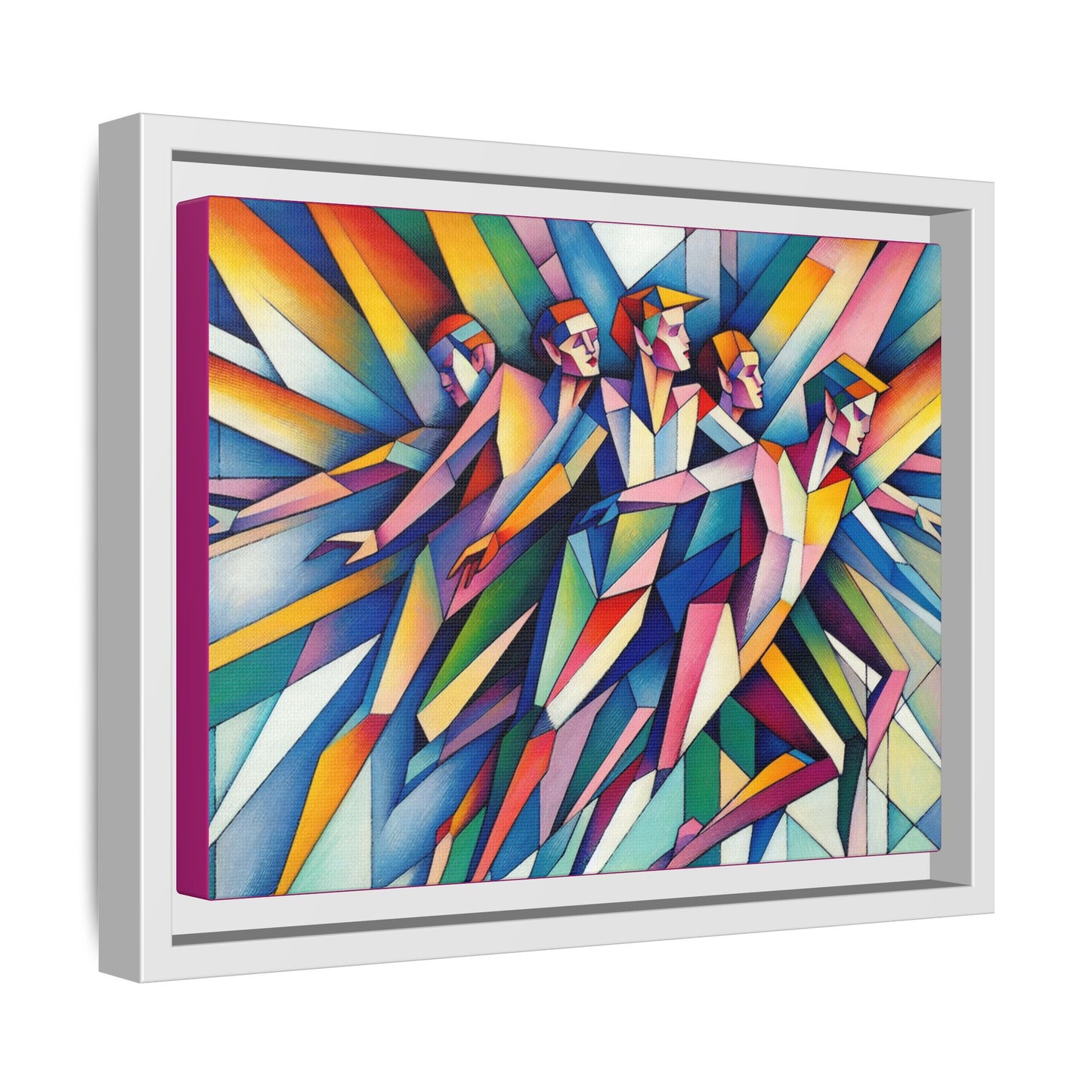 Picasso's Pixies Canvas, Framed (Multi-color)