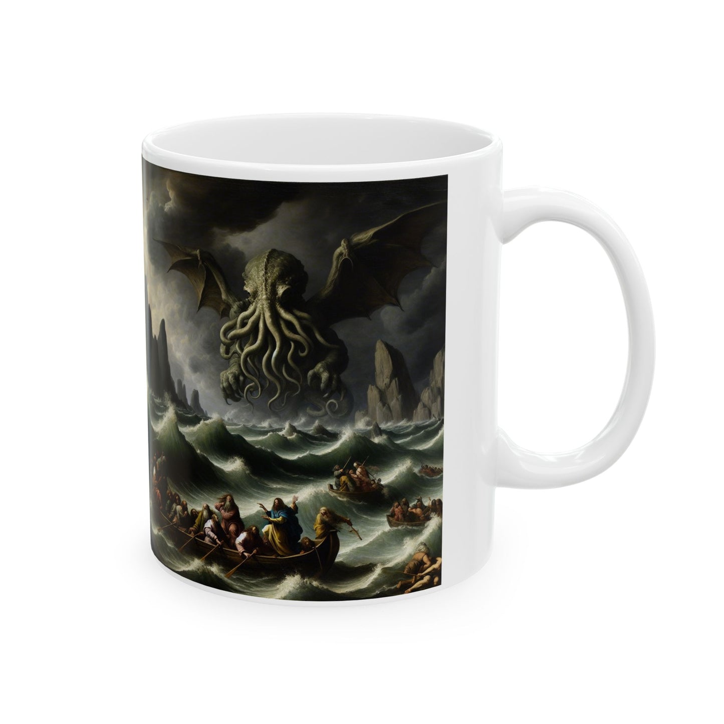 Cthulhu in the Storm Ceramic Mug