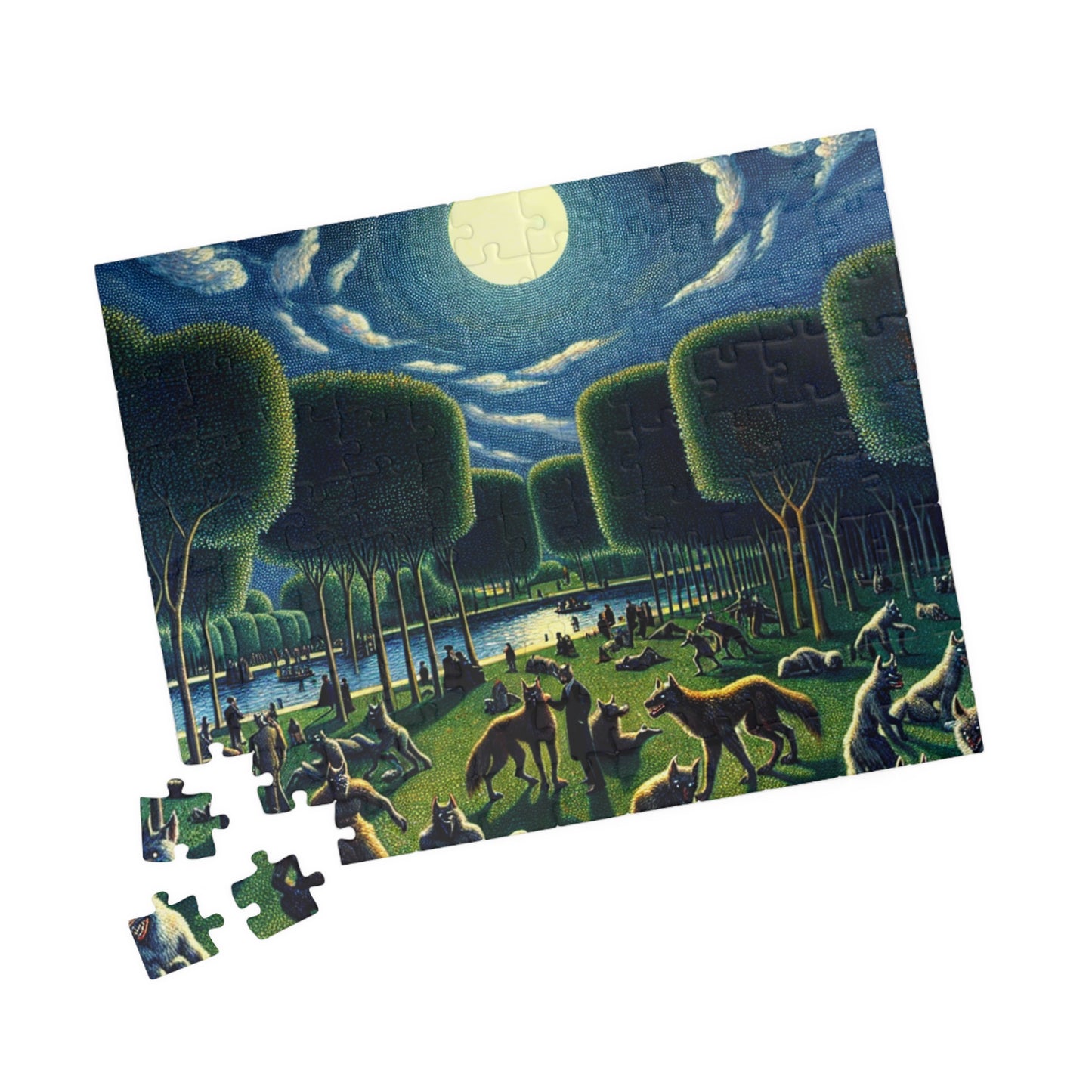 Werewolves at the Waterfront Puzzle (110, 252, 520, 1014-piece)