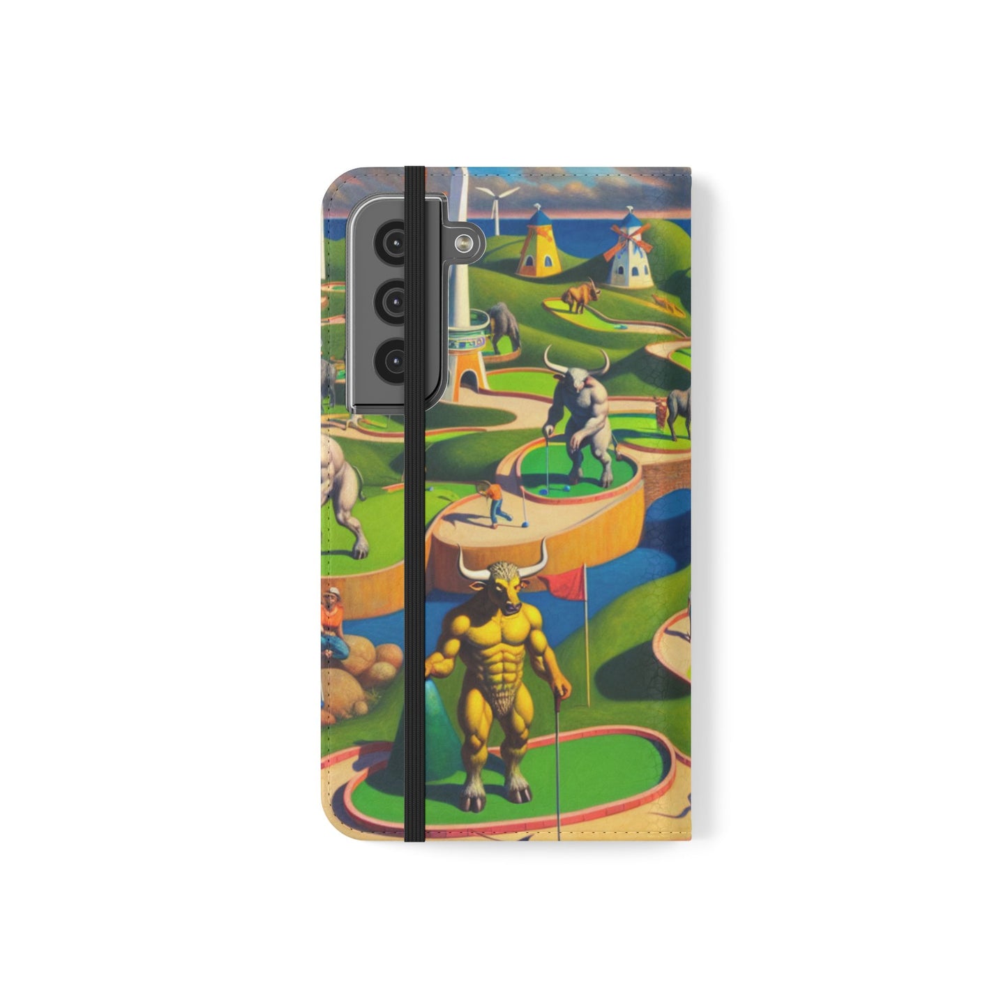 Mini-taur Golf Flip Case - iPhone/Galaxy
