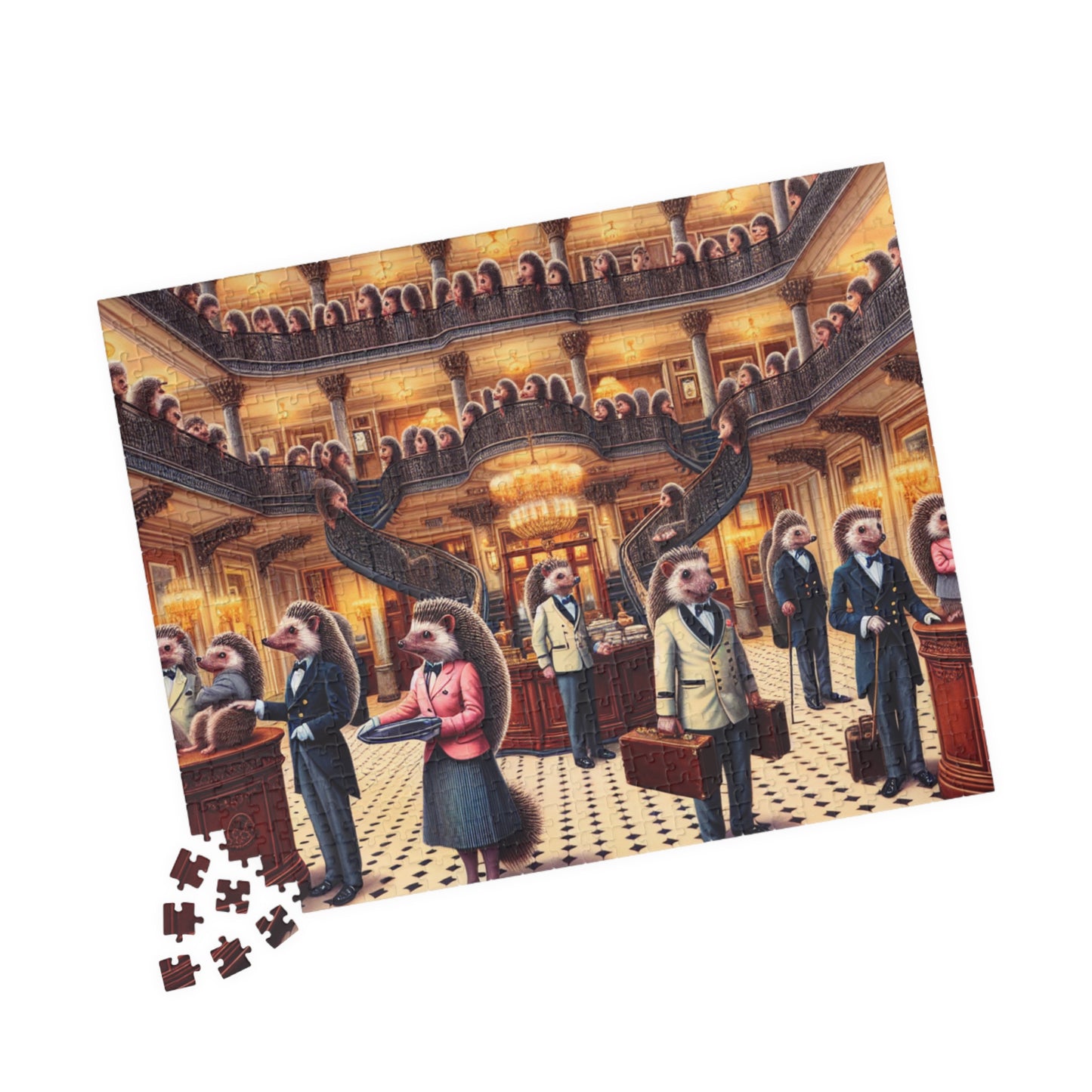 Hedgehog Hotel Puzzle (110, 252, 520, 1014-piece)