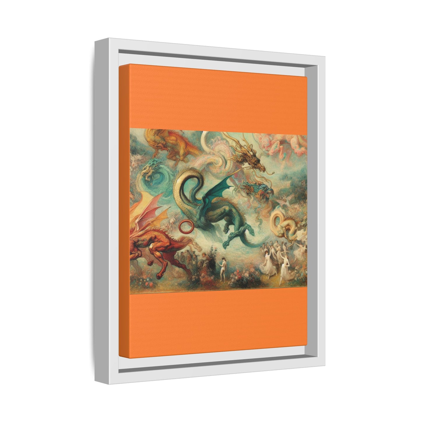 Degas Dreams of Dragons Canvas, Framed (Multi-color)