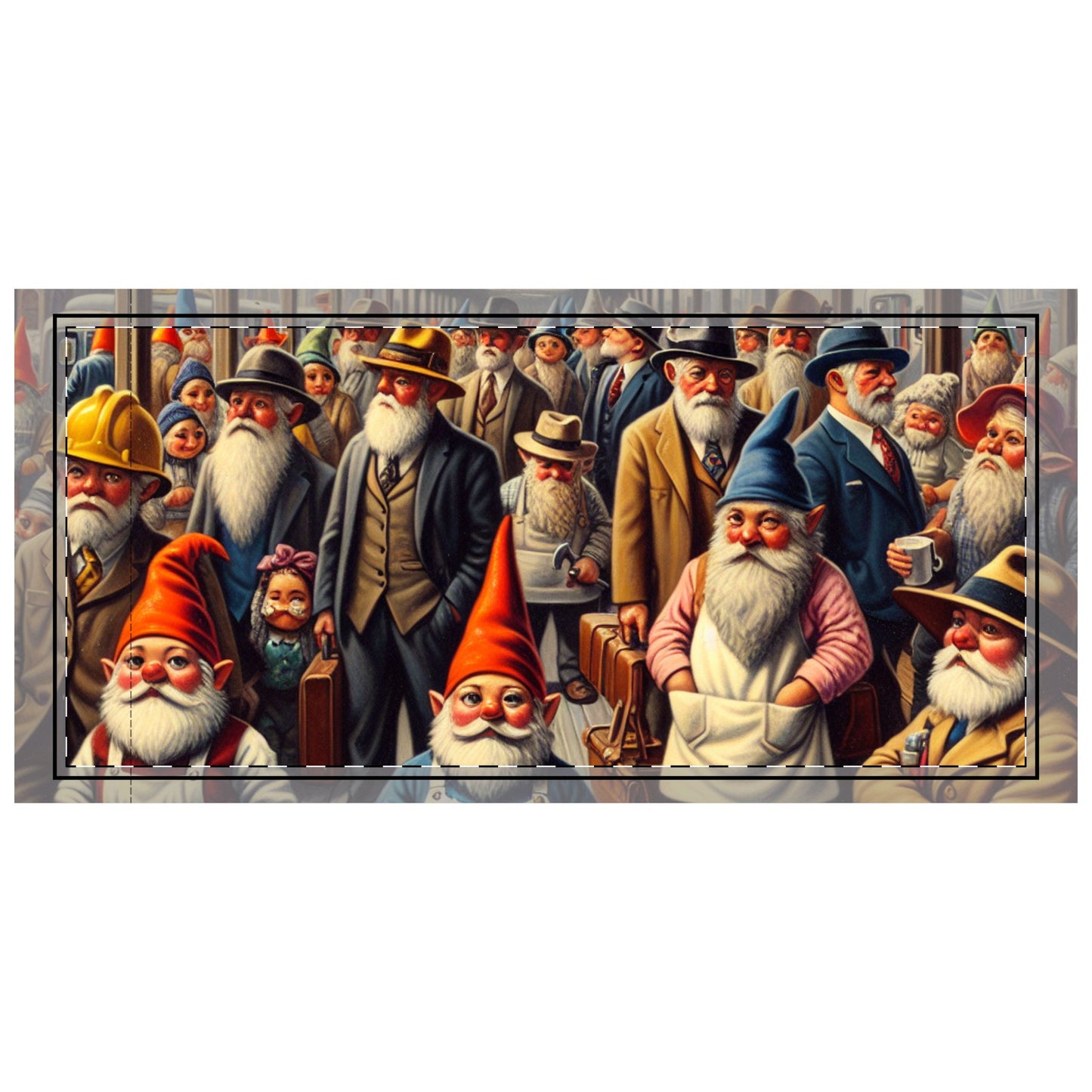 The Gnome-mute Home Microfiber Pillowcase