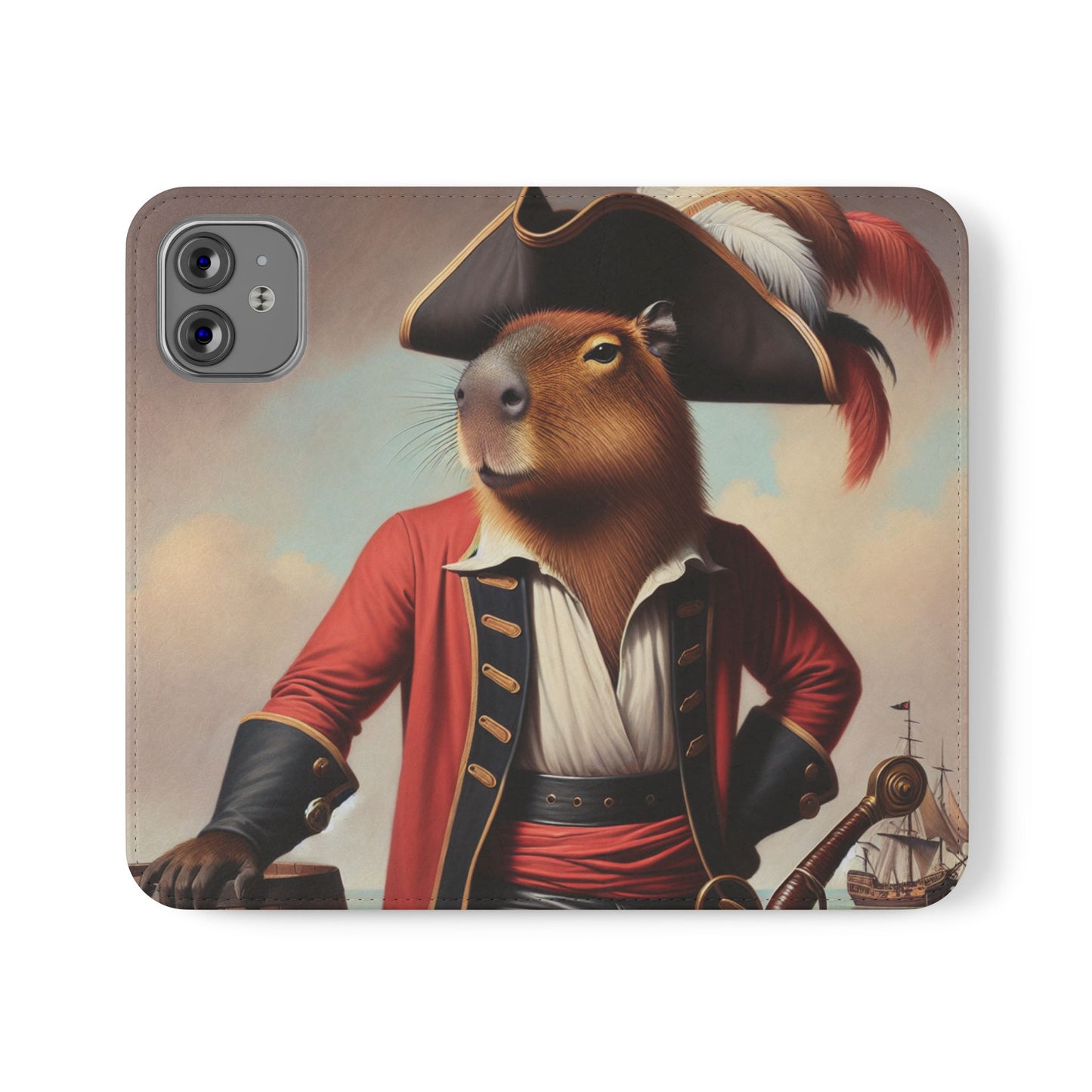 Captain Capybara Flip Case - iPhone/Galaxy