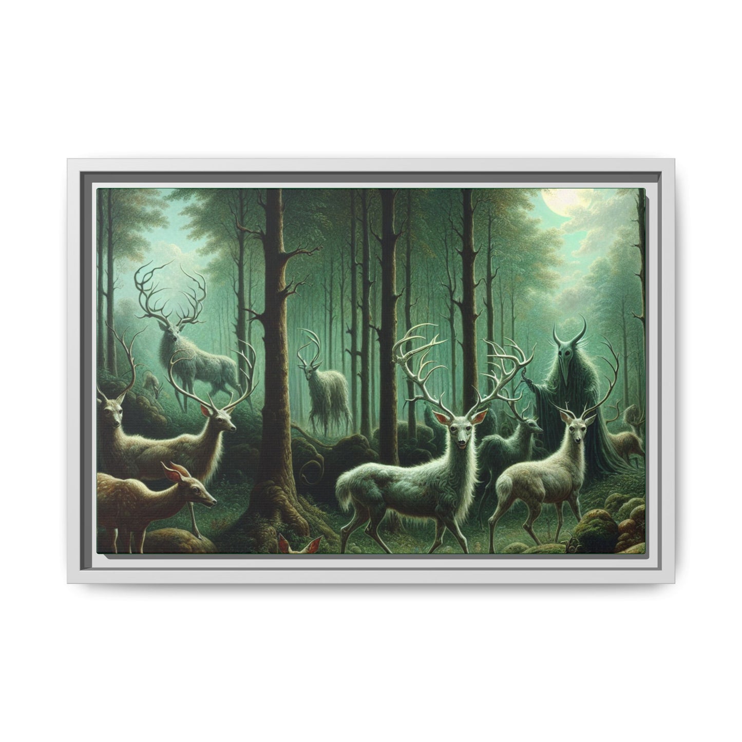 Wendigo Shepherd Canvas, Framed (Multi-color)