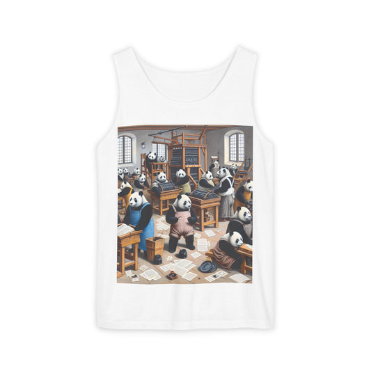 Printing Pandamonium Unisex Tank Top