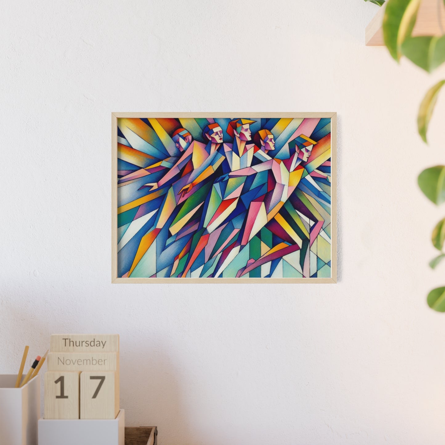 Framed Picasso's Pixies Poster