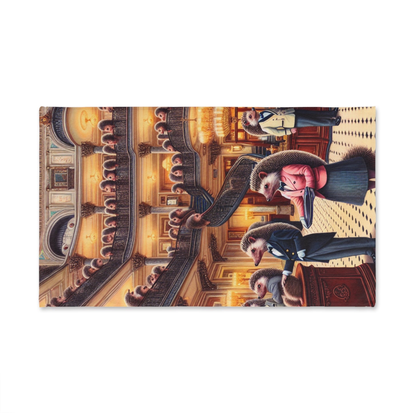 Hedgehog Hotel Hand Towel