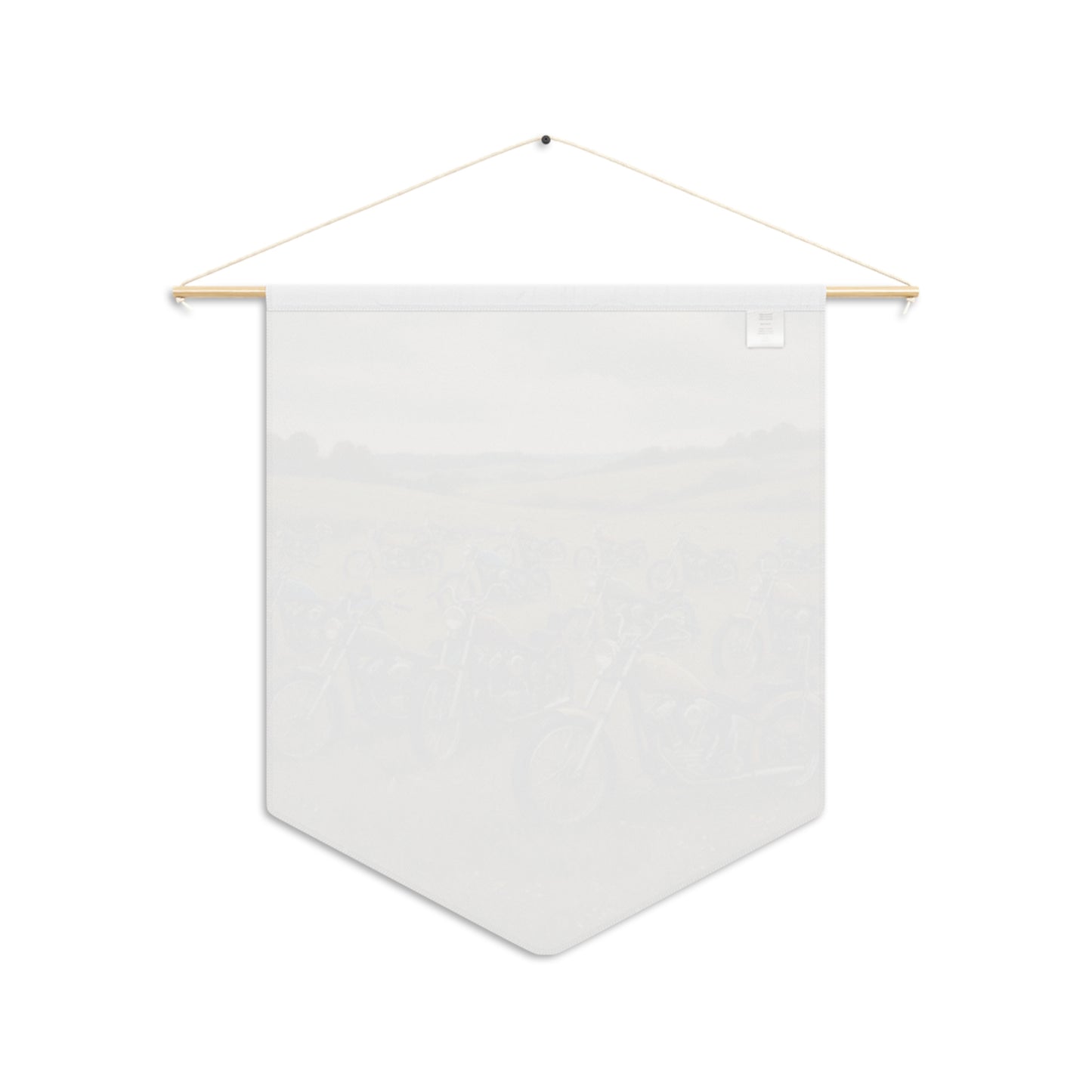 Wild Motorcycles Pennant Wall Hanging