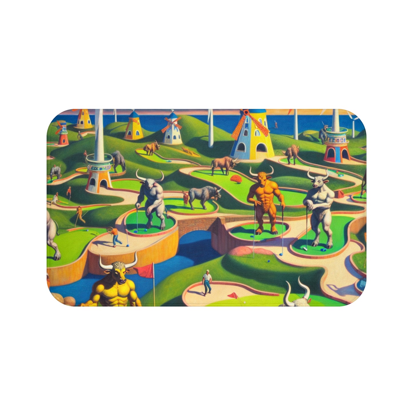 Mini-taur Golf Bath Mat