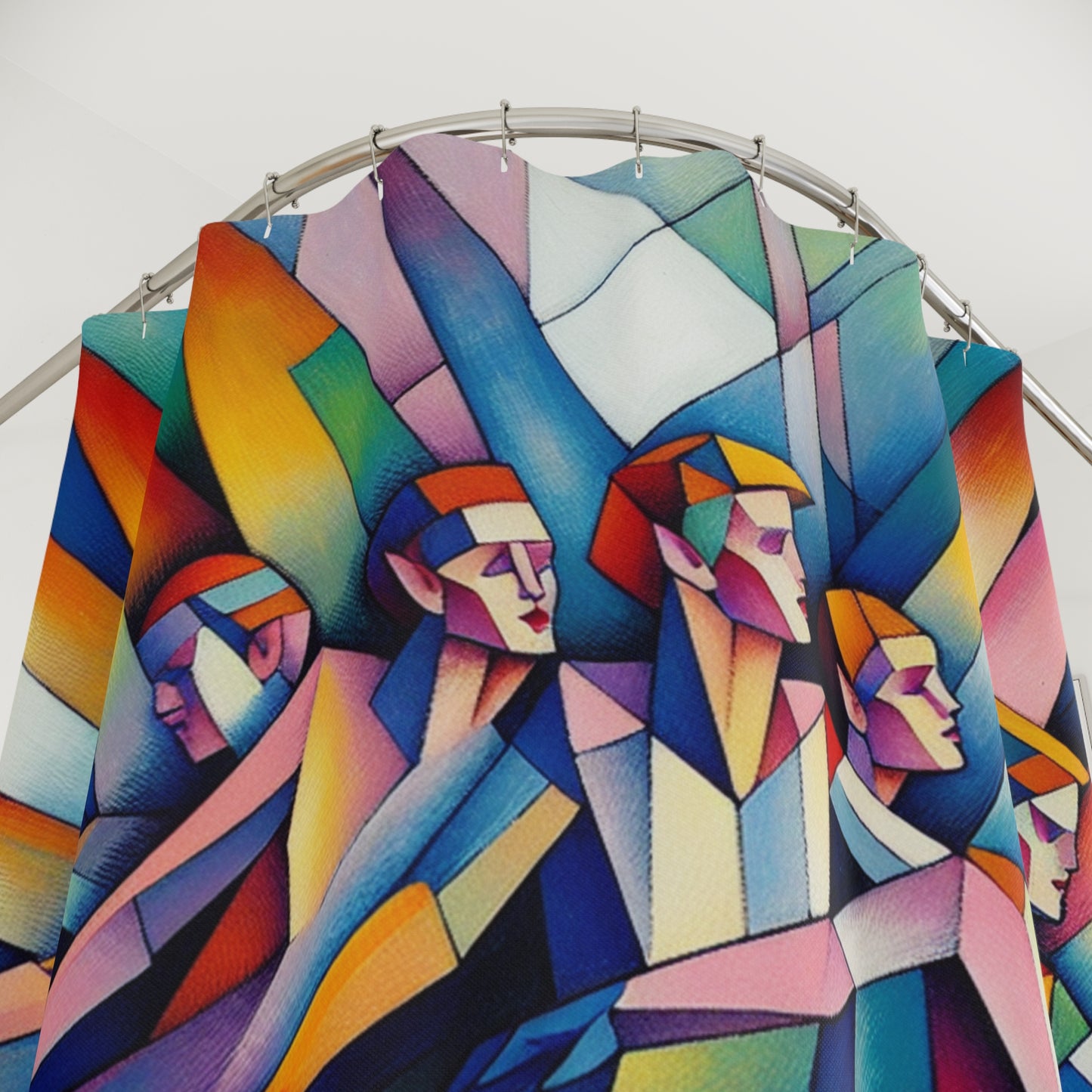 Picasso's Pixies Shower Curtain