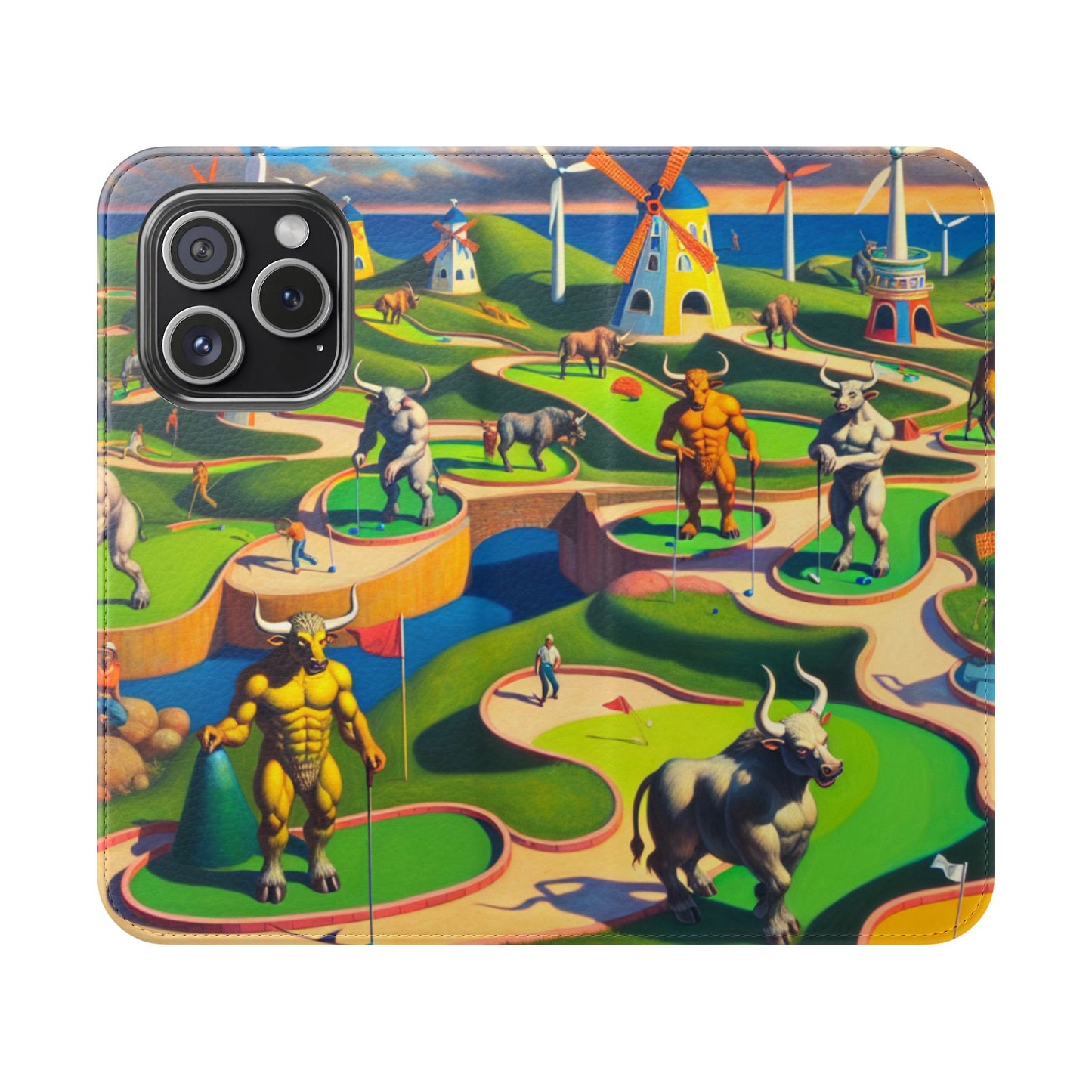 Mini-taur Golf Flip Case - iPhone/Galaxy