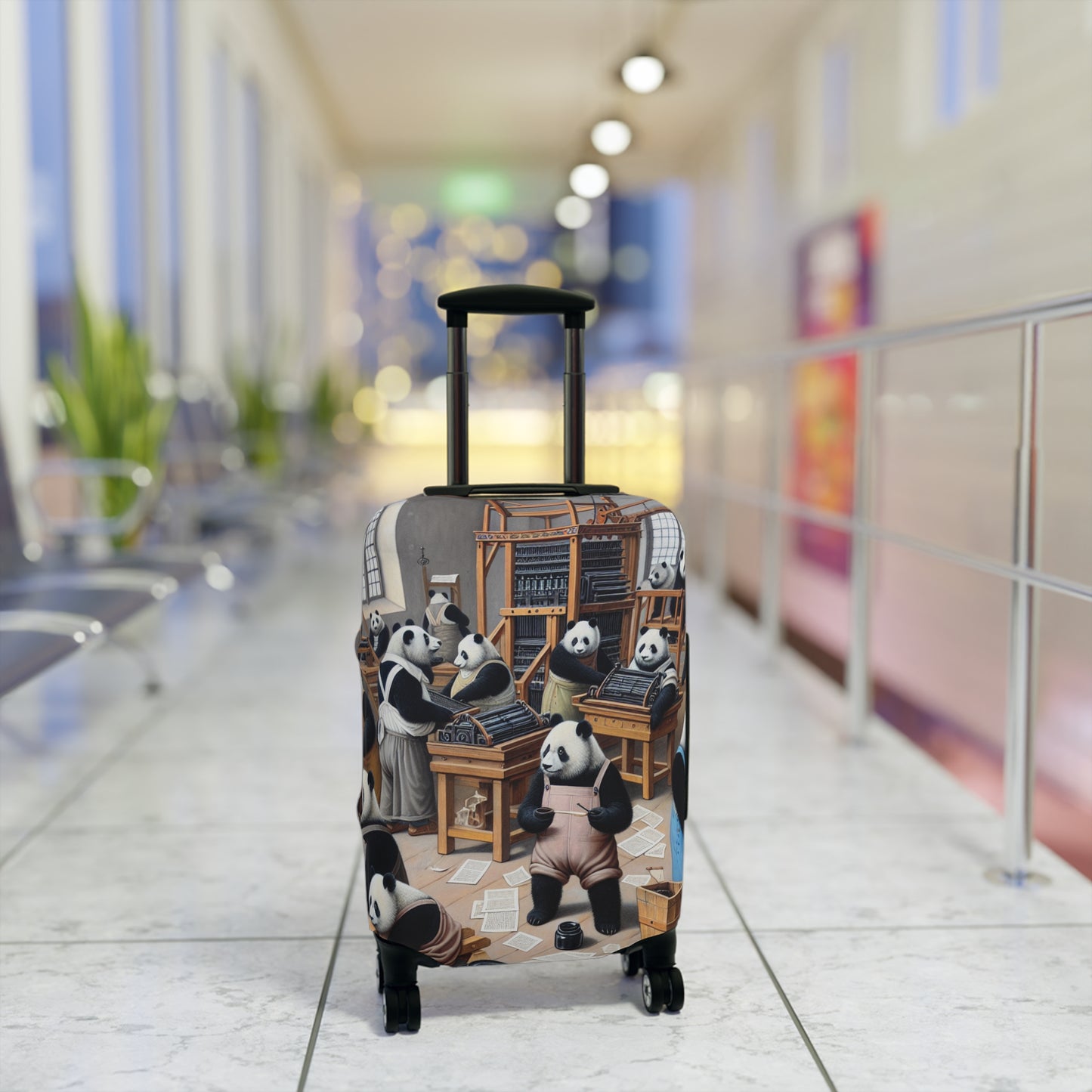 Printing Pandamonium Luggage Cover