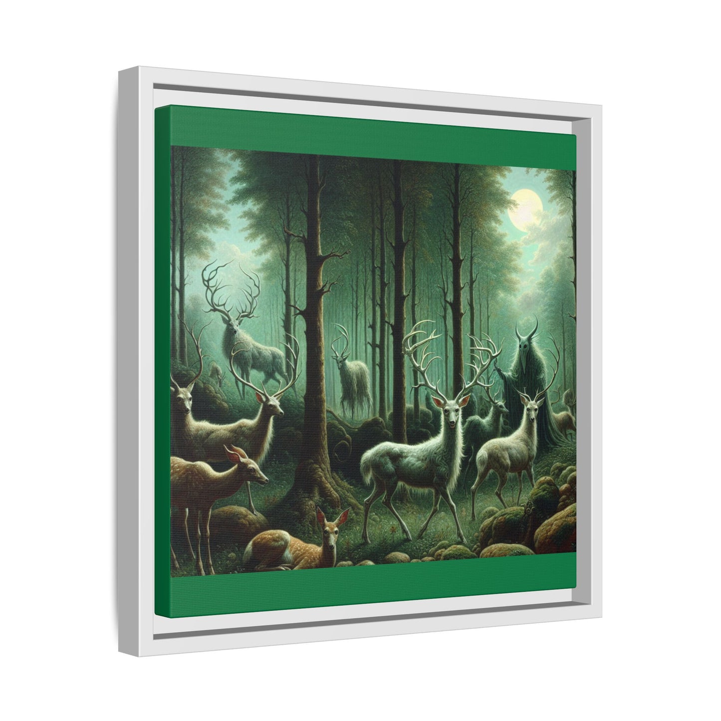 Wendigo Shepherd Canvas, Framed (Multi-color)