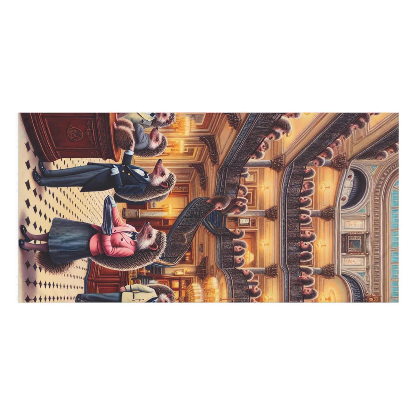 Hedgehog Hotel Towel